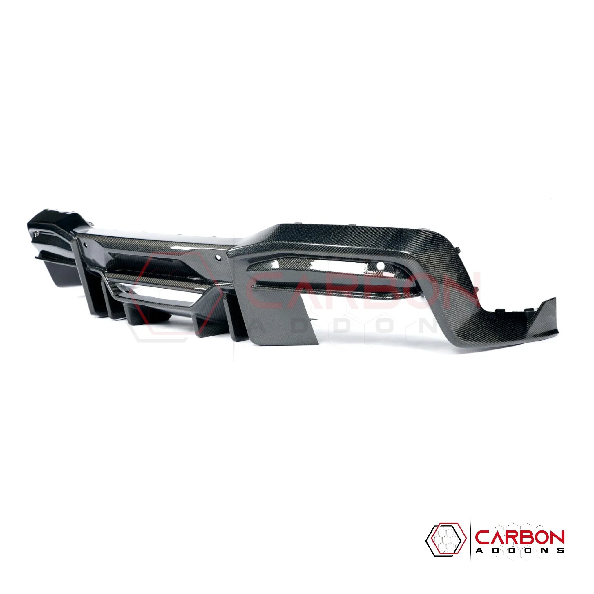 Real Carbon Fiber Rear Diffuser for 2024+ Ford Mustang GT