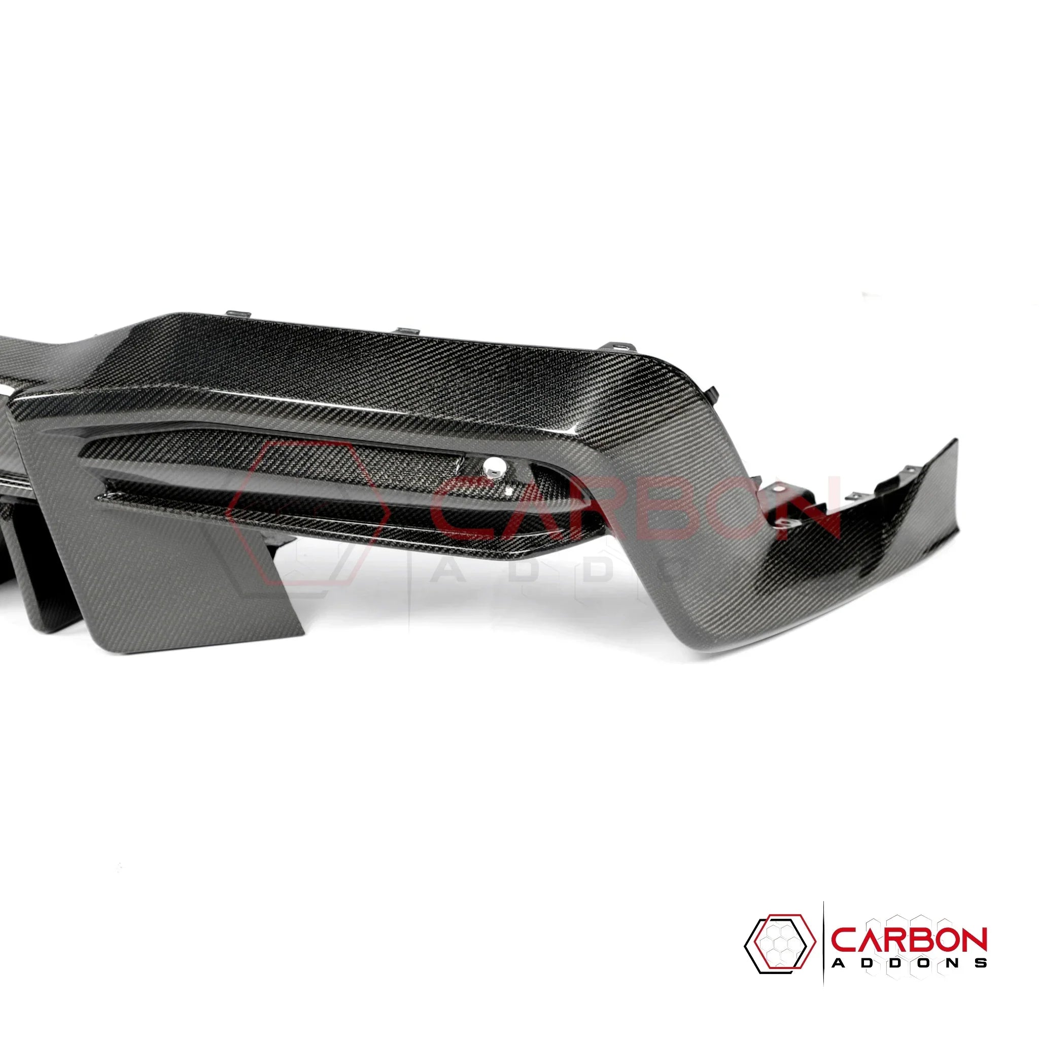 Real Carbon Fiber Rear Diffuser for 2024+ Ford Mustang GT