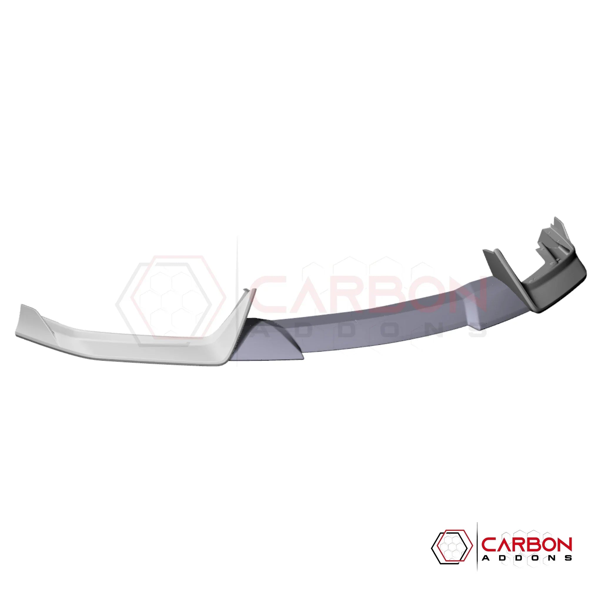 Real Carbon Fiber Front Lip Splitter for 2024+ Ford Mustang GT (3-Piece Set)