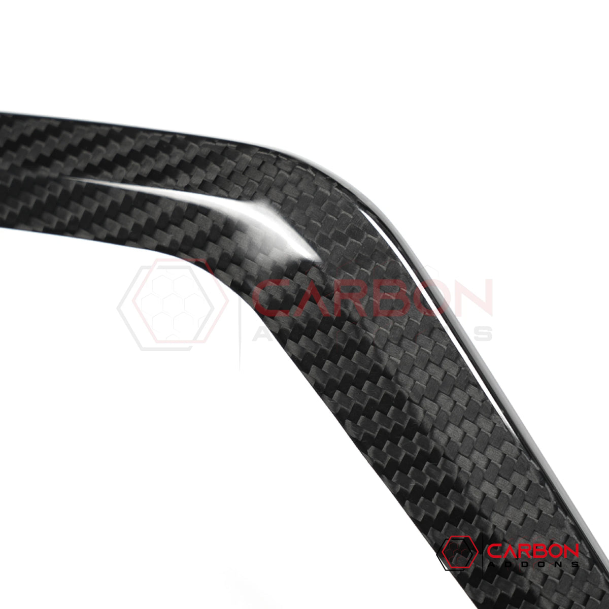 2026+ C8 Corvette Real Carbon Fiber Upper Dashboard Trim Covers (3-Piece Set)