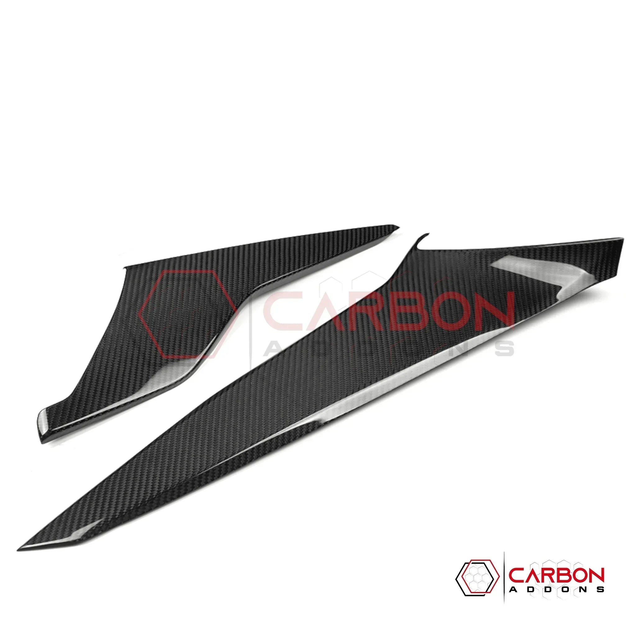 2026+ Chevrolet C8 Corvette Carbon Fiber Center Console Side Trim Covers