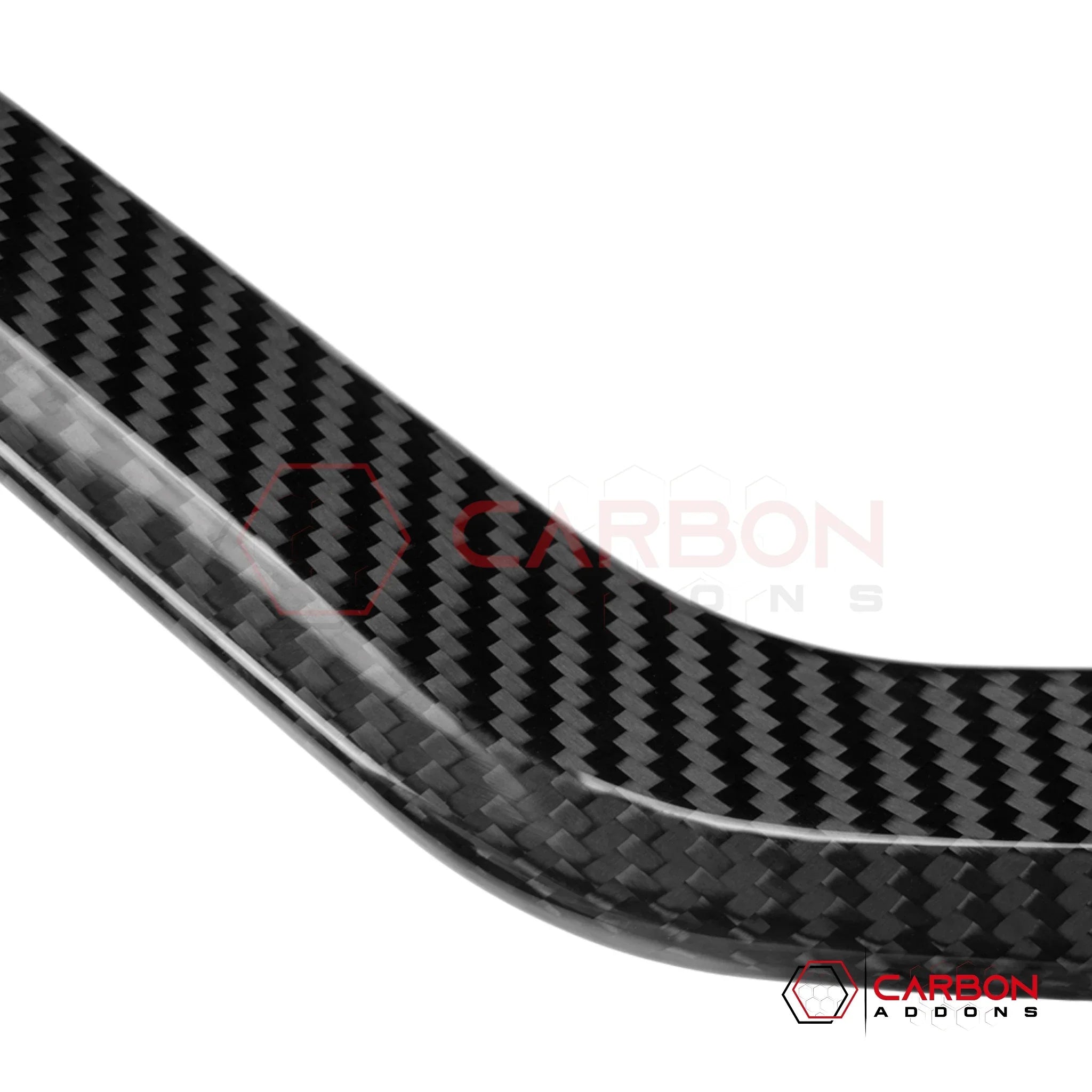 2026+ Corvette C8 Dashboard Outer Display Side Stripes Real Carbon Fiber Cover