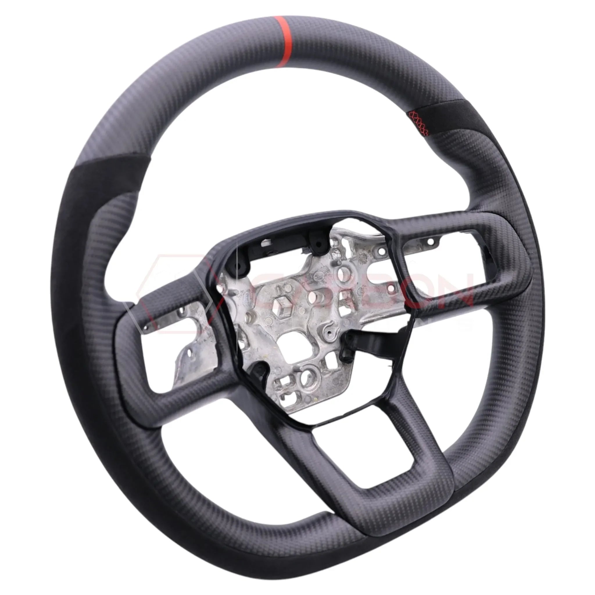 Customizable Heated Carbon Fiber Steering Wheel for 2024+ Ford Mustang
