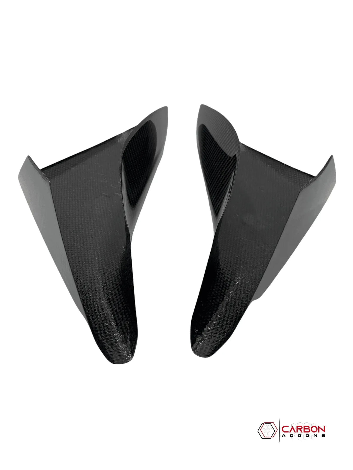 Real carbon fiber side mirror caps for American muscle cars and trucks