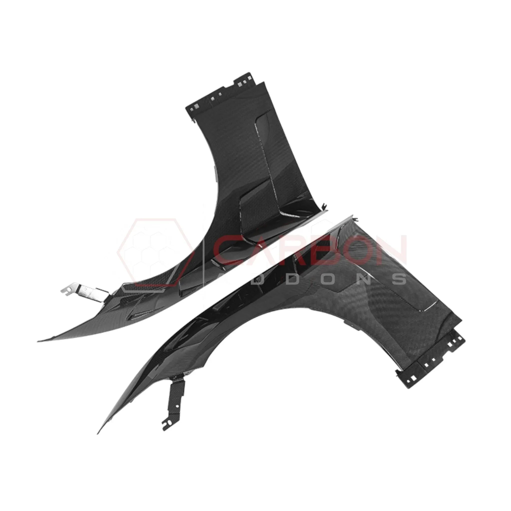 GTD-Style Carbon Fiber Front Fenders for 2024+ Ford Mustang (V1)