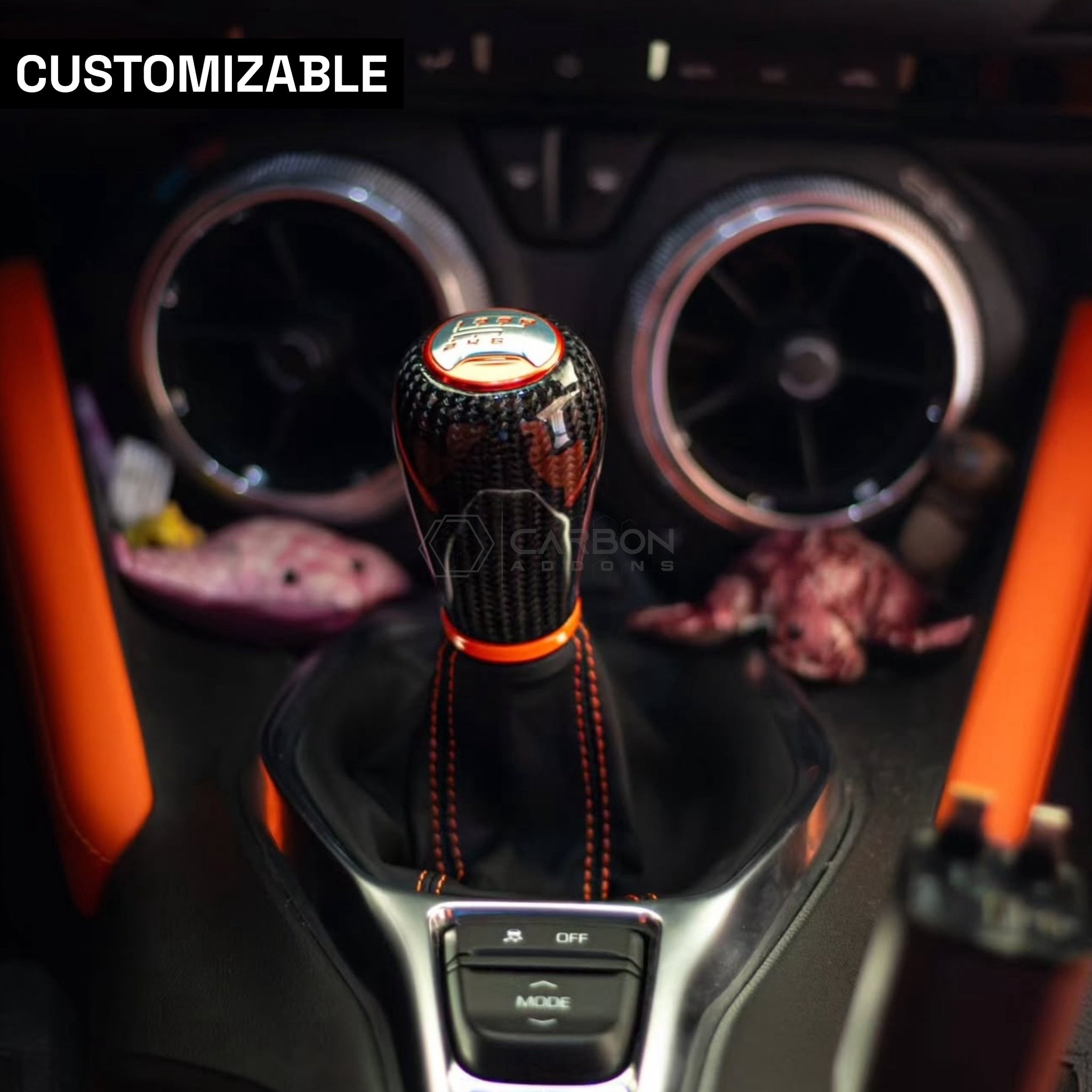 2016-2024 Chevy Camaro Custom Carbon Fiber Manual Shift Knob