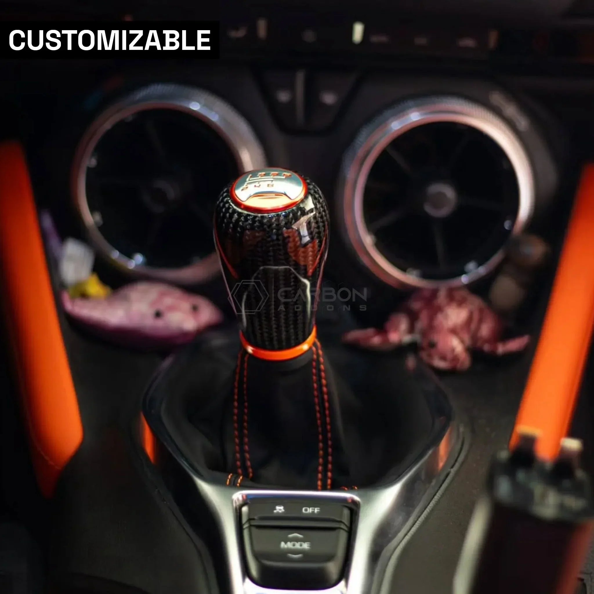 2016-2024 Chevy Camaro Custom Carbon Fiber Manual Shift Knob