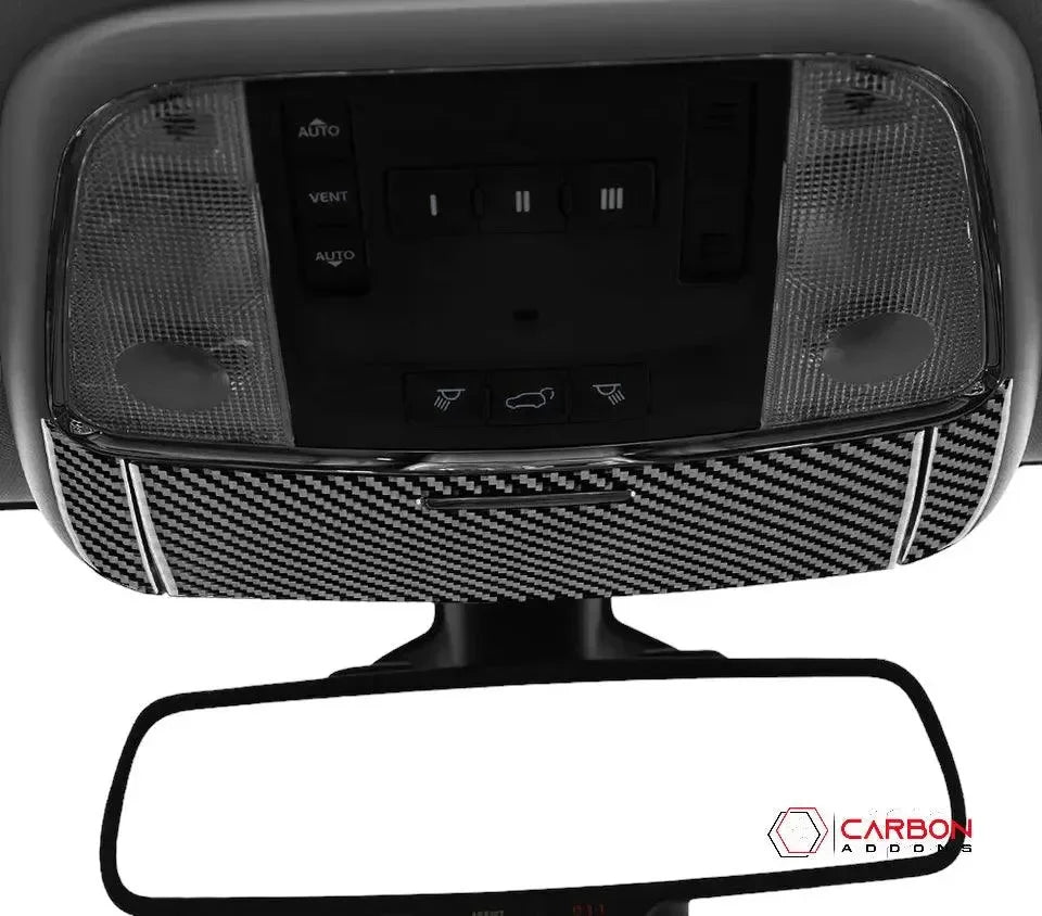 Carbon Fiber Roof Sun roof Handle Cover Trim for Dodge Durango 2014