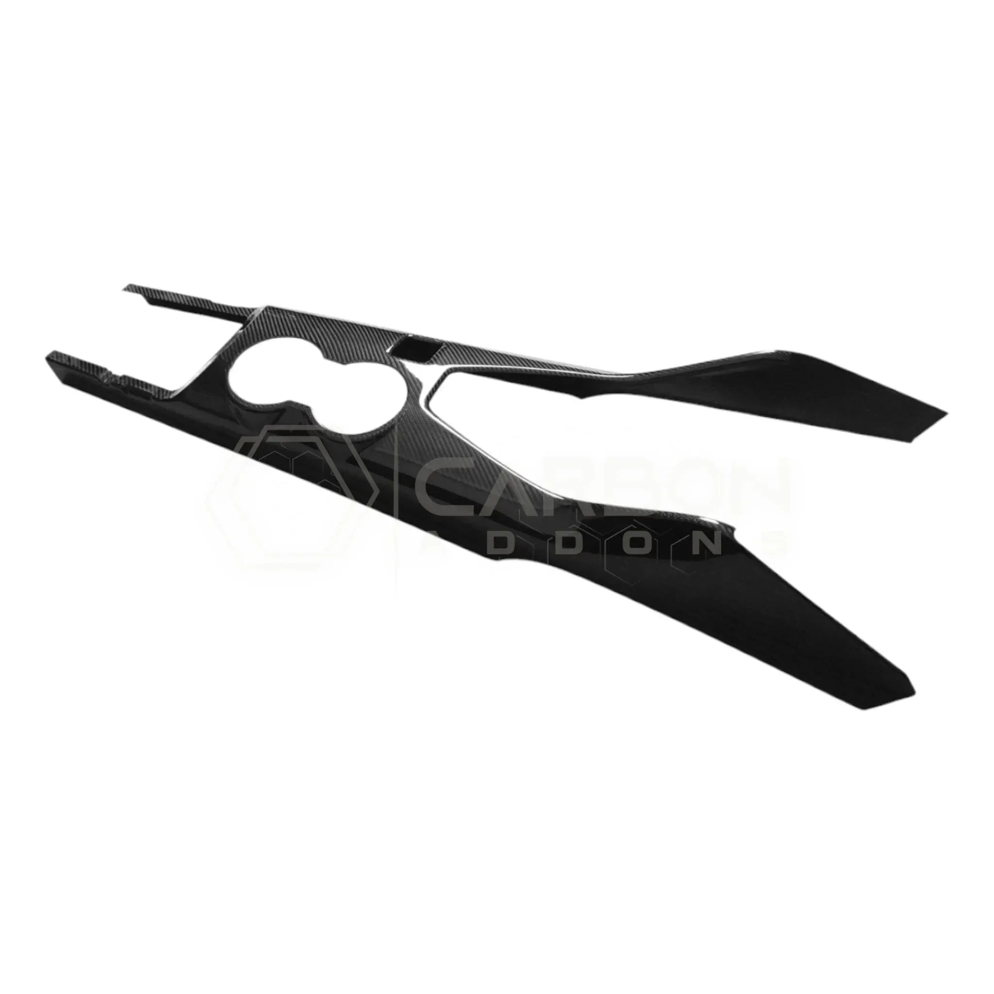 Real Carbon Fiber Center Console Trim Cover for 2024+ Ford Mustang