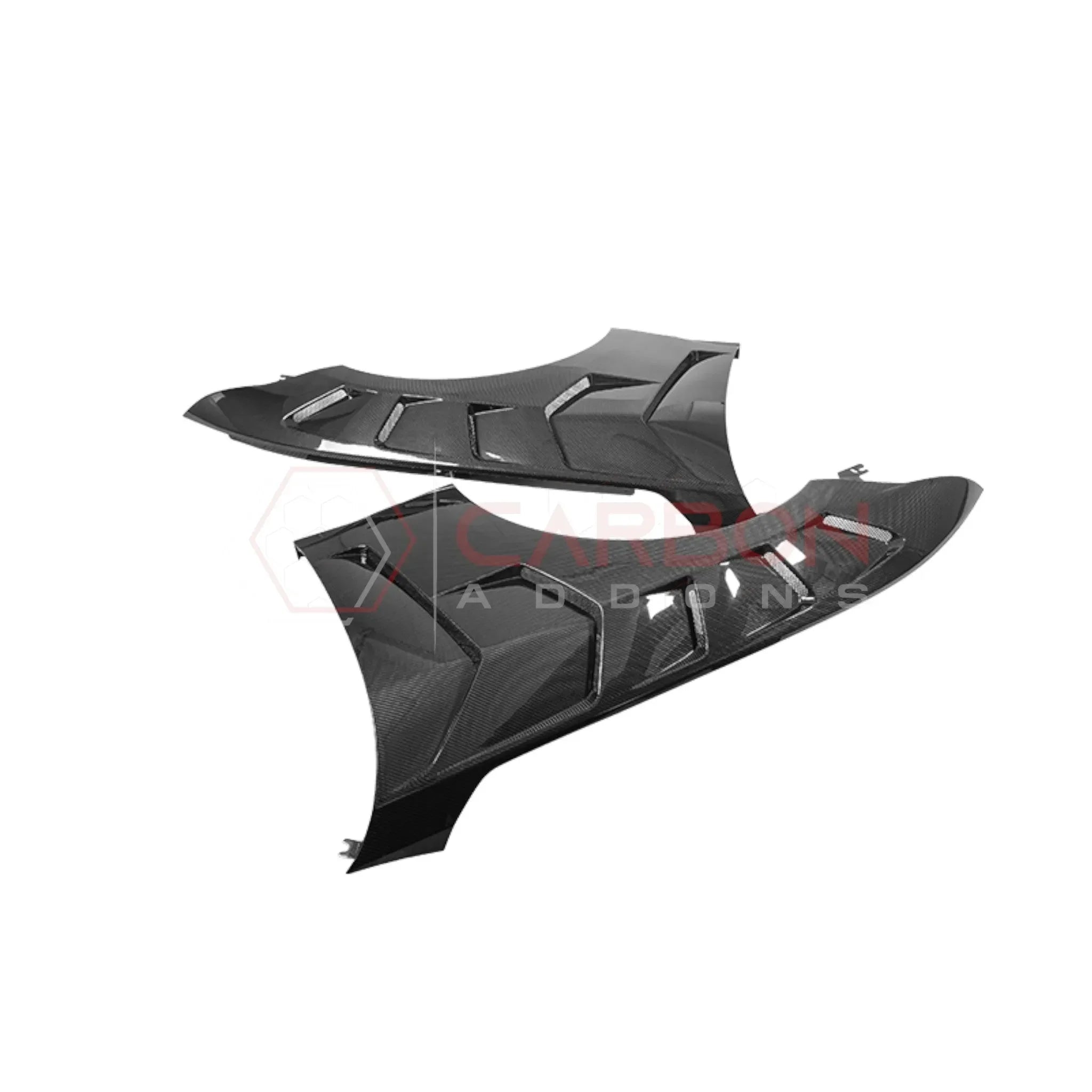 GTD-Style Carbon Fiber Front Fenders for 2024+ Ford Mustang (V1)