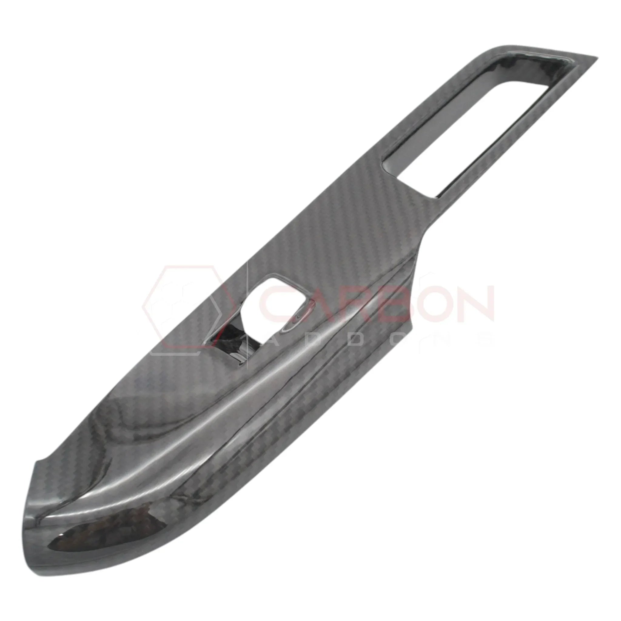 Real Carbon Fiber Window Switch Control Trim Covers V2 for 2024+ Ford Mustang