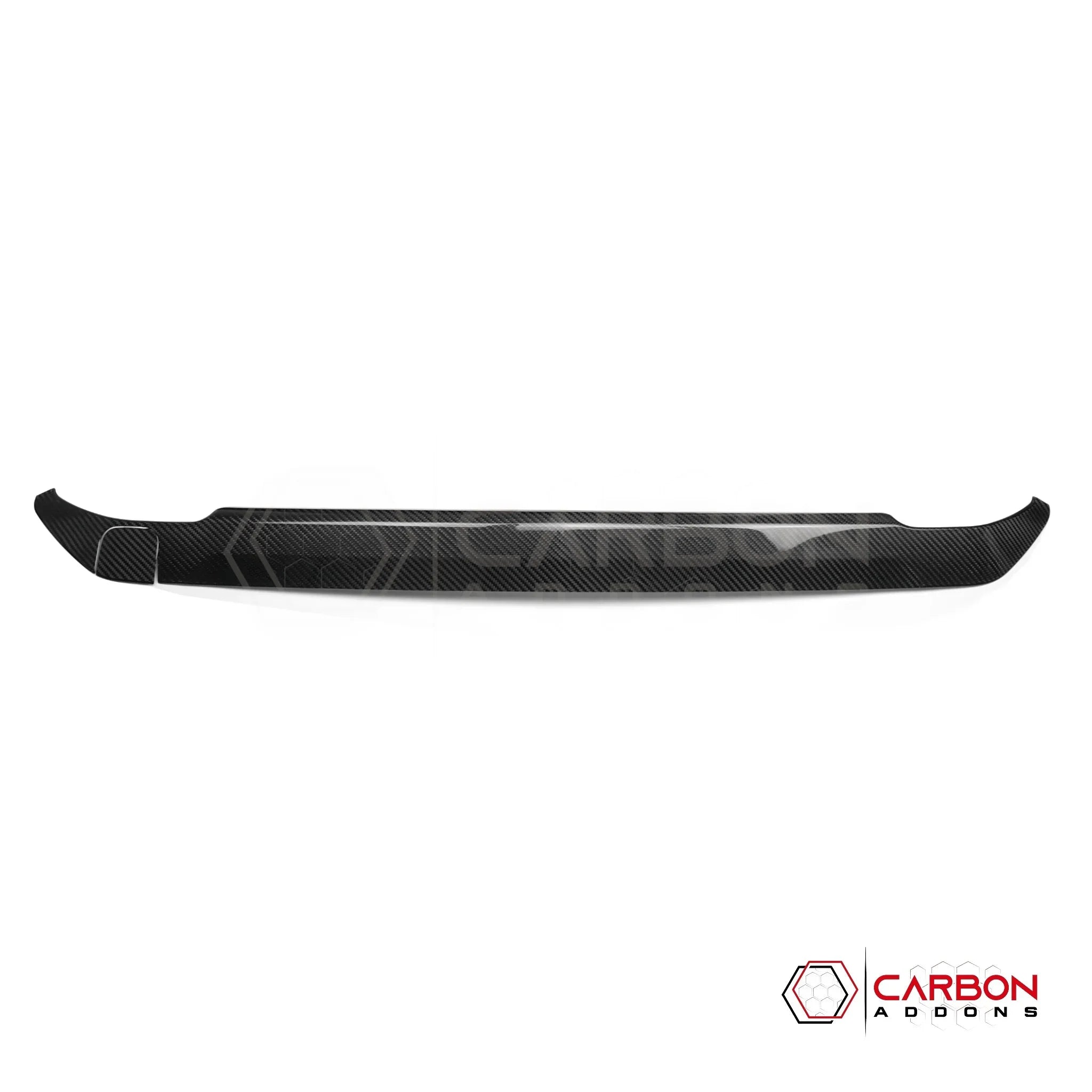 2024+ Ford Mustang GT Front Bumper Upper Trim Carbon Fiber Covers (2pcs Set)