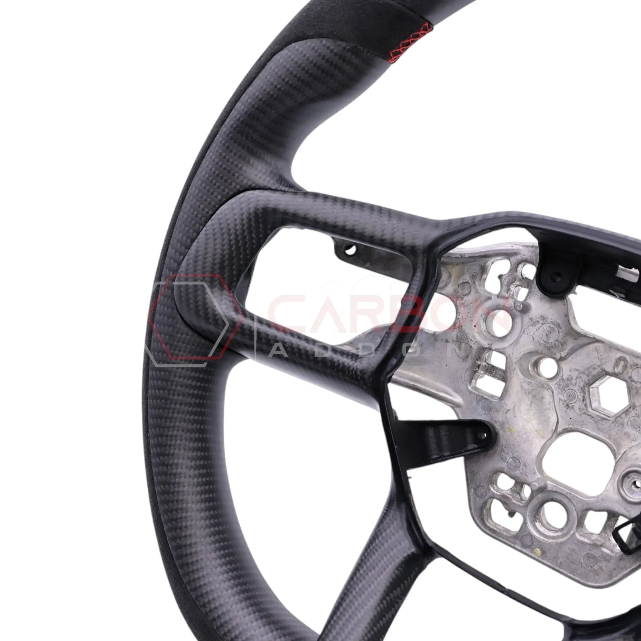 Customizable Heated Carbon Fiber Steering Wheel for 2024+ Ford Mustang