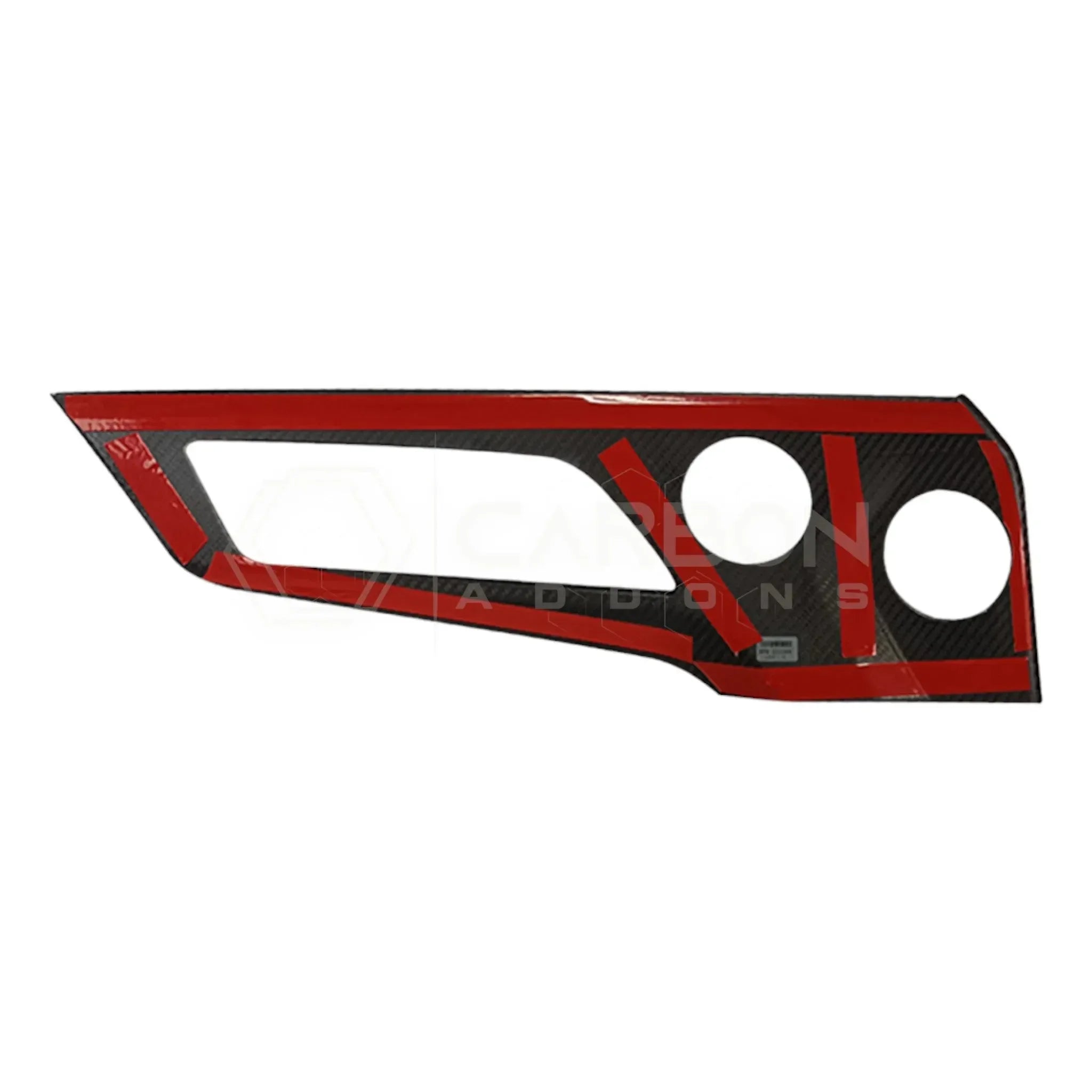 Real Carbon Fiber Door Handle & Speaker Panel Trim Covers for 2024+ Ford Mustang