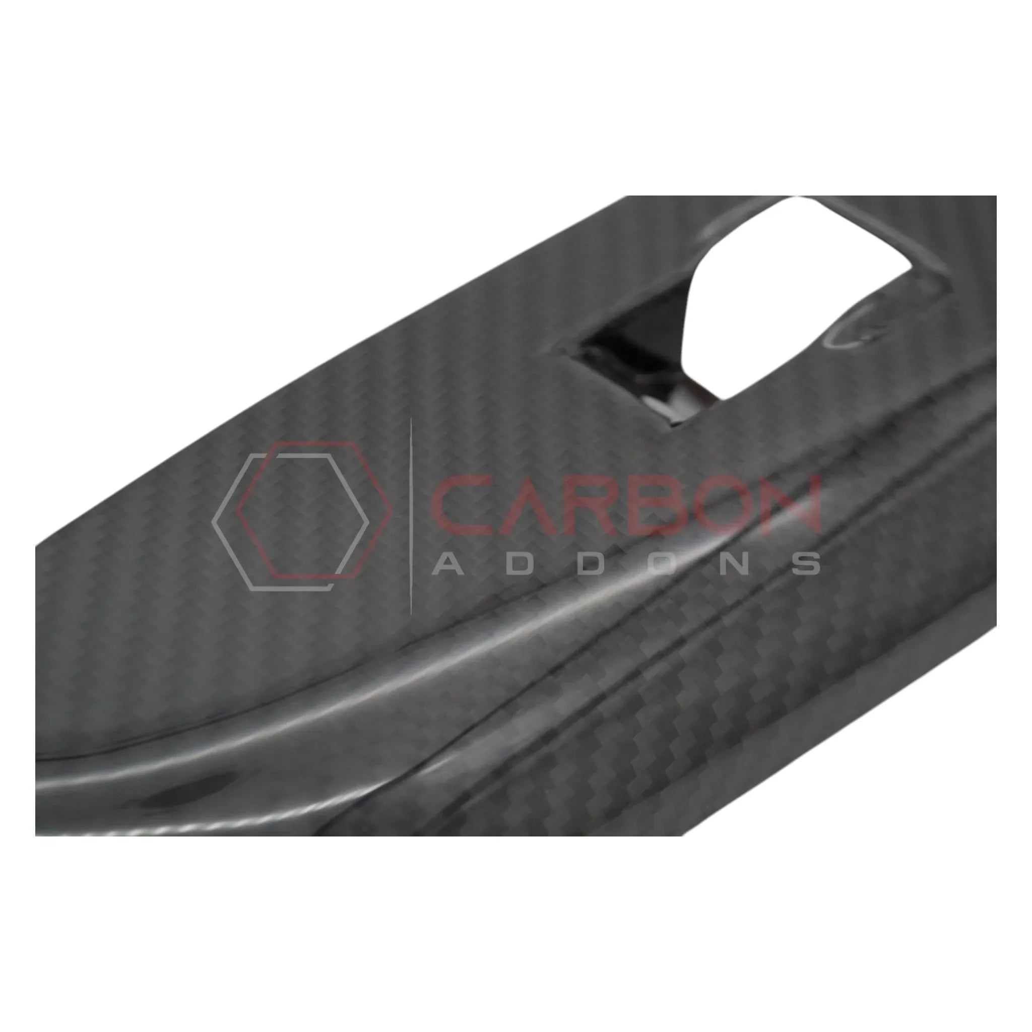 Real Carbon Fiber Window Switch Control Trim Covers for 2024+ Ford Mustang