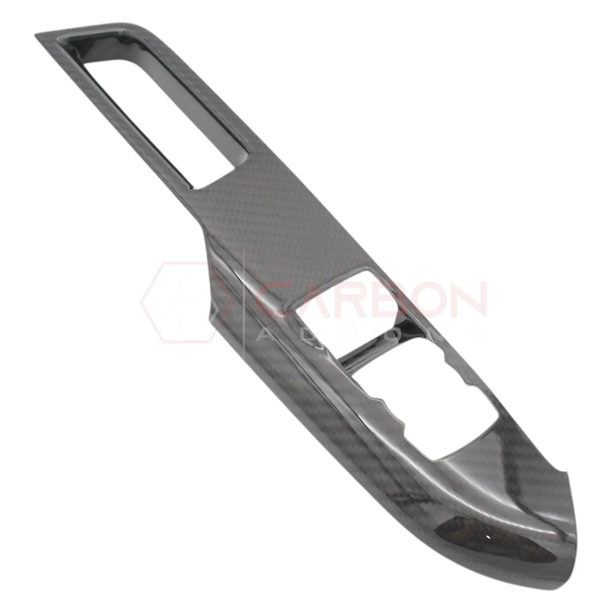 Real Carbon Fiber Window Switch Control Trim Covers V2 for 2024+ Ford Mustang