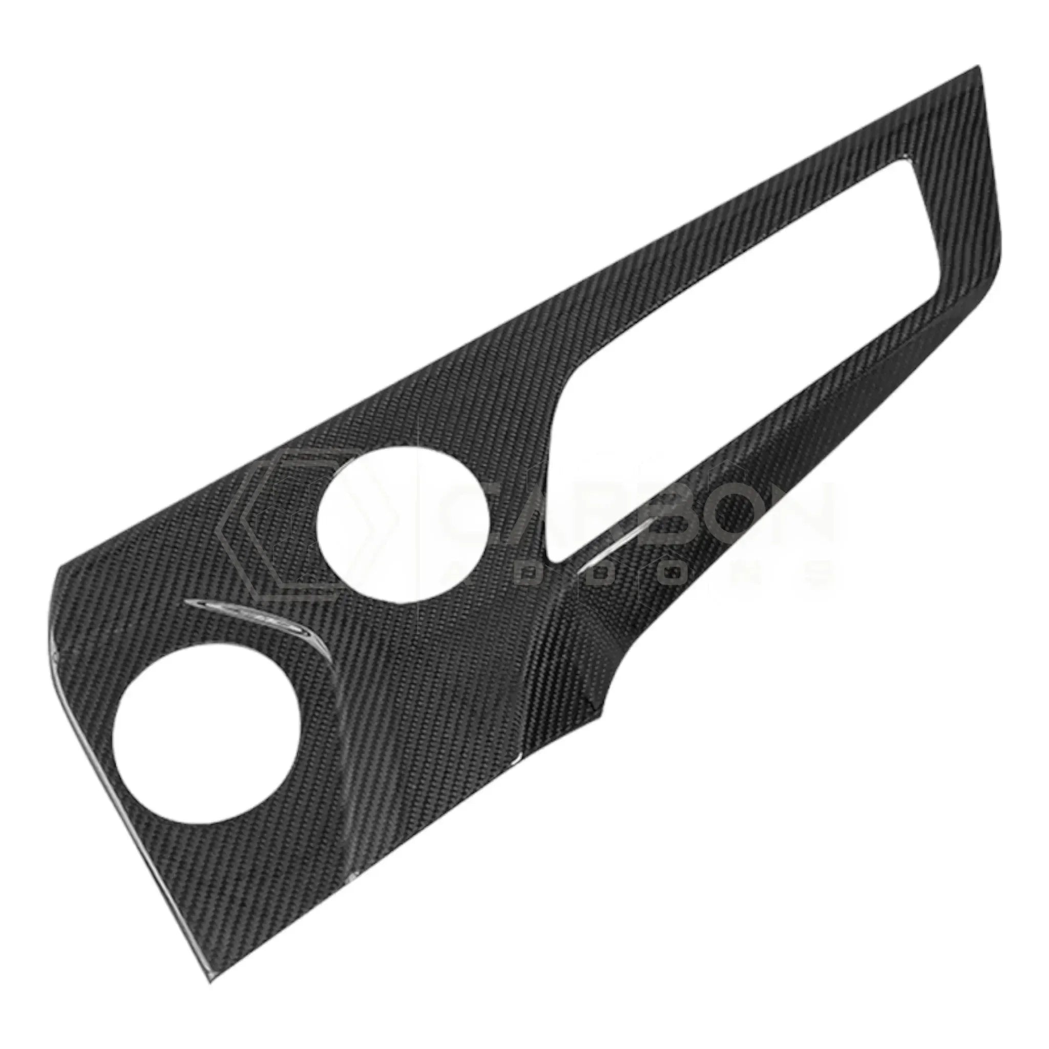 Real Carbon Fiber Door Handle & Speaker Panel Trim Covers for 2024+ Ford Mustang