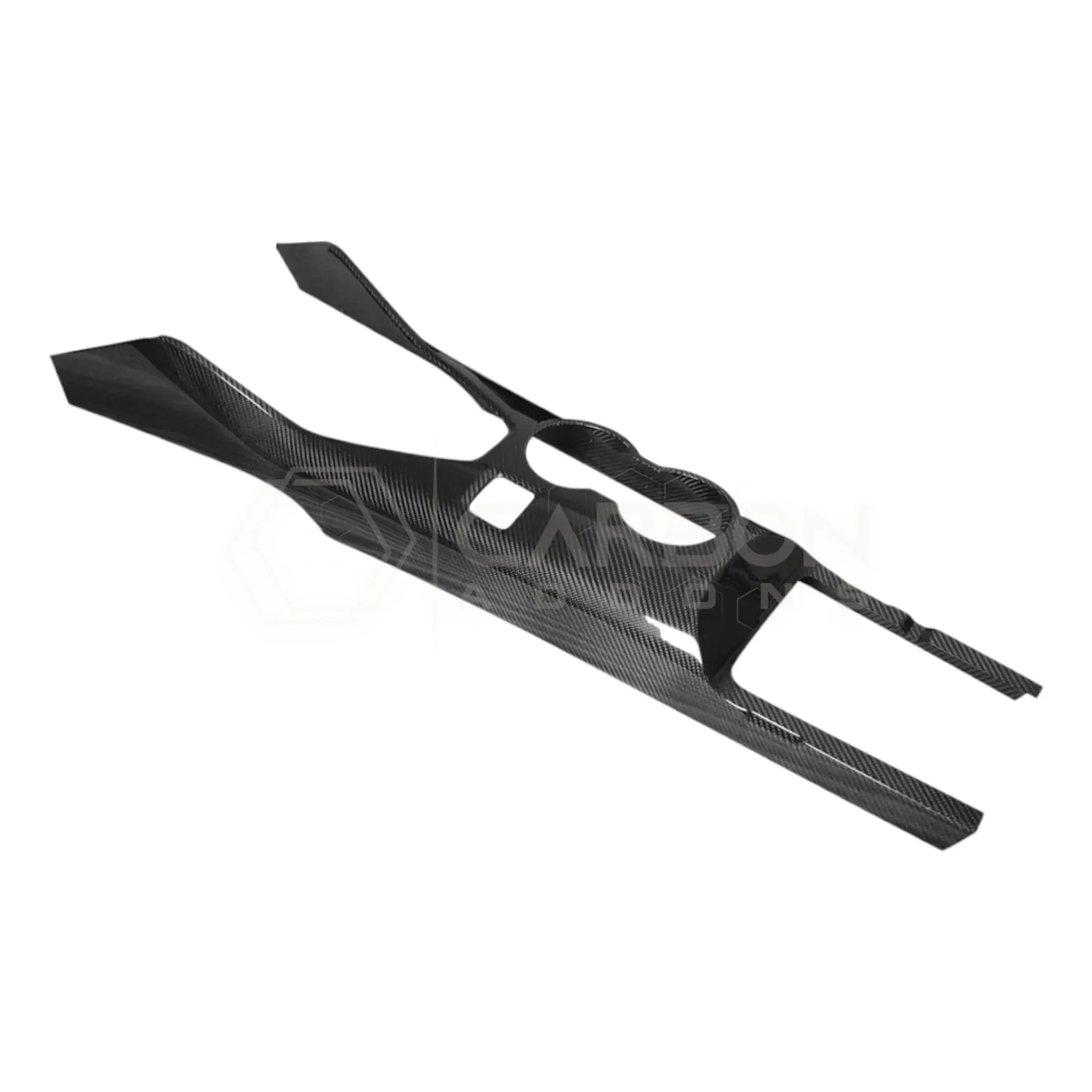 Real Carbon Fiber Center Console Trim Cover for 2024+ Ford Mustang