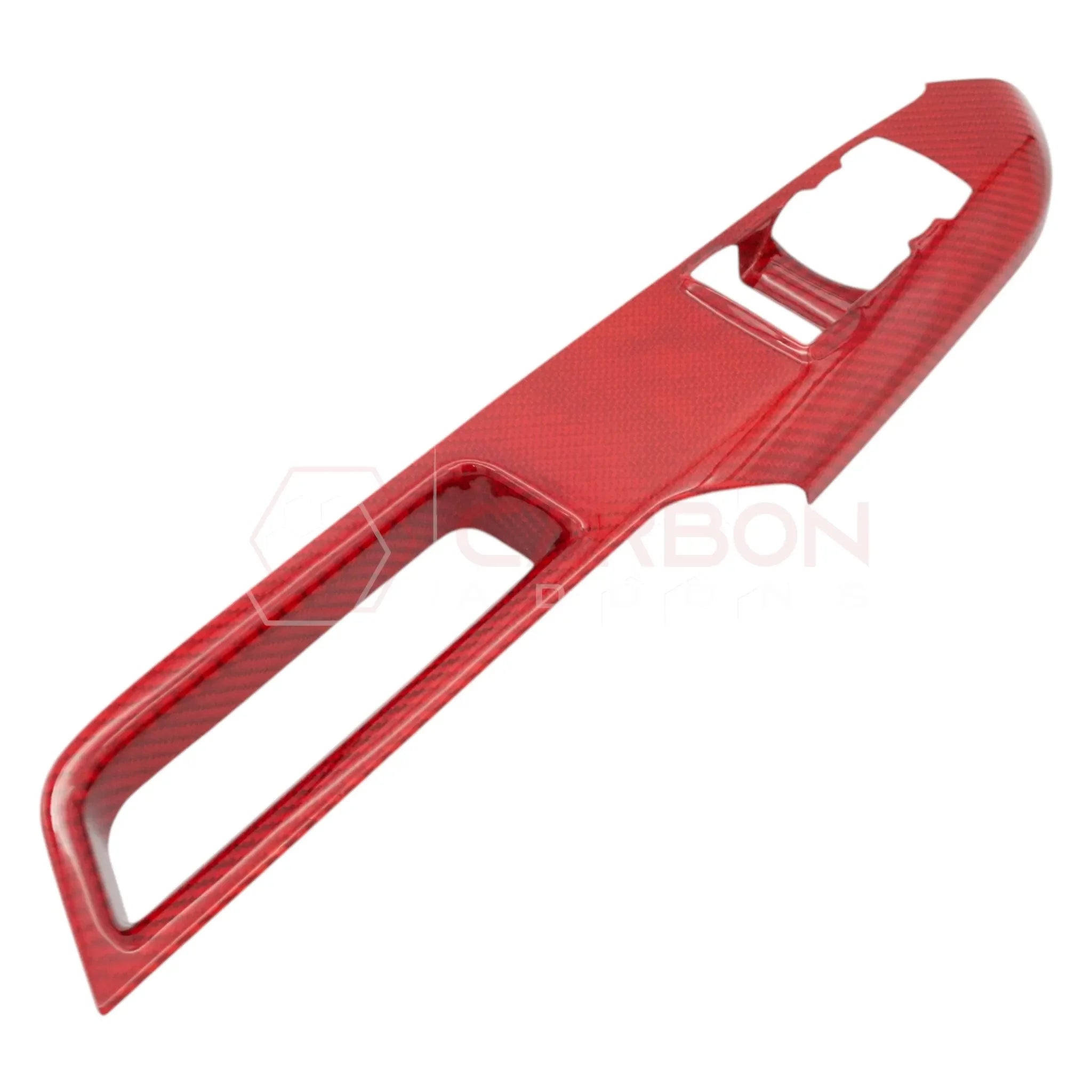 Real Carbon Fiber Window Switch Control Trim Covers V2 for 2024+ Ford Mustang