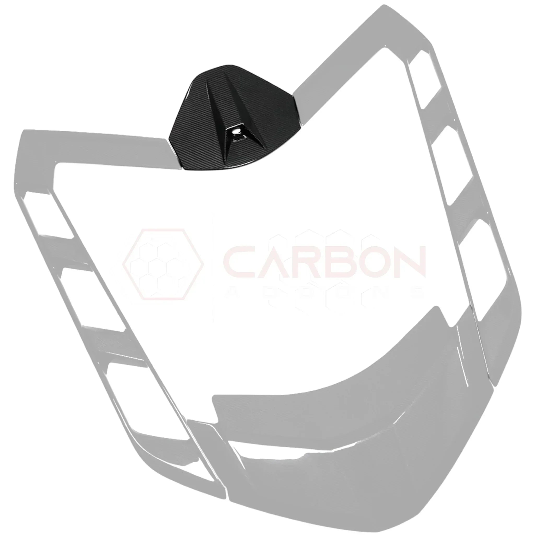 C8 Corvette Carbon Fiber Rear Camera Decklid Housing Trim Cover | Exterior Upgrade (2020–2027 Coupe)