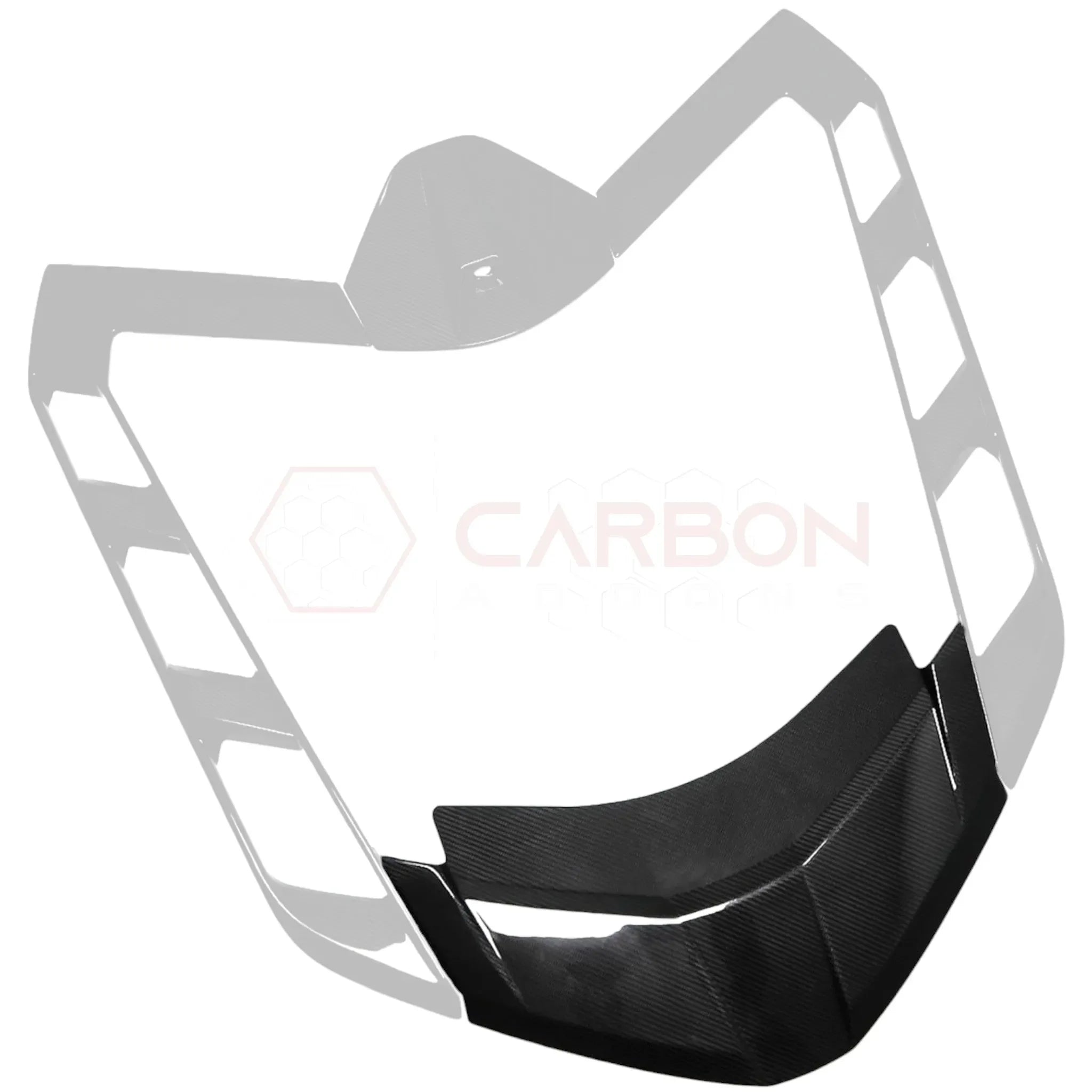 C8 Corvette Real Carbon Fiber Rear Lower Hatch Panel Cover