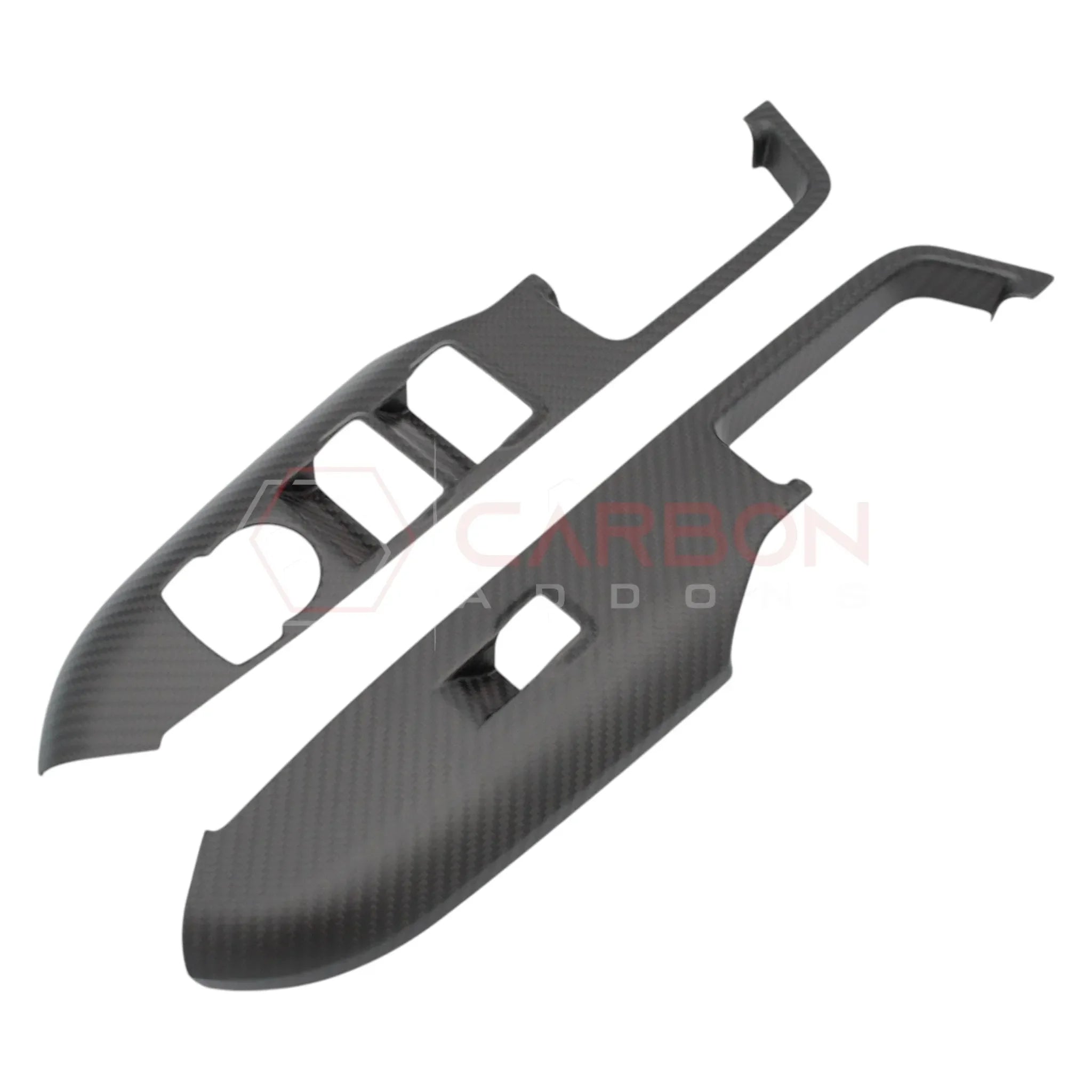 Real Carbon Fiber Window Switch Control Trim Covers for 2024+ Ford Mustang