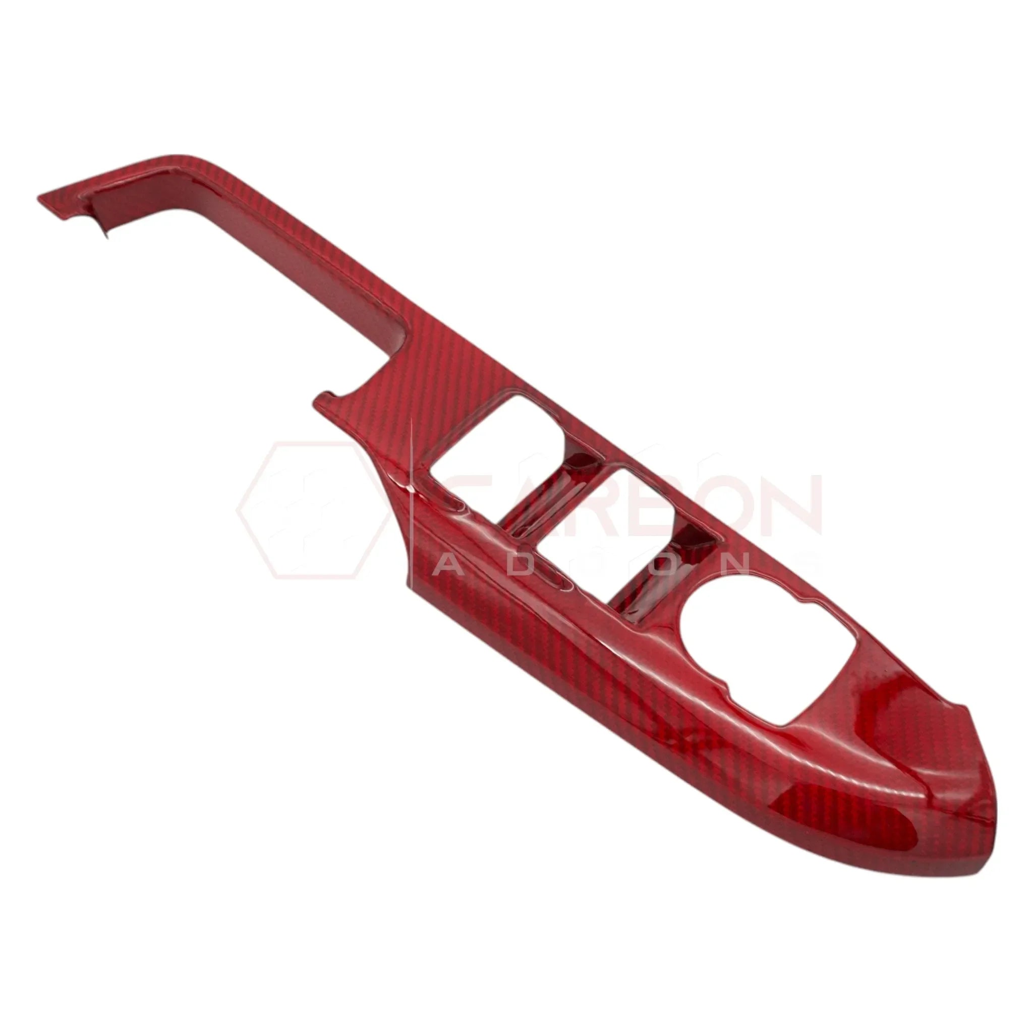 Real Carbon Fiber Window Switch Control Trim Covers for 2024+ Ford Mustang