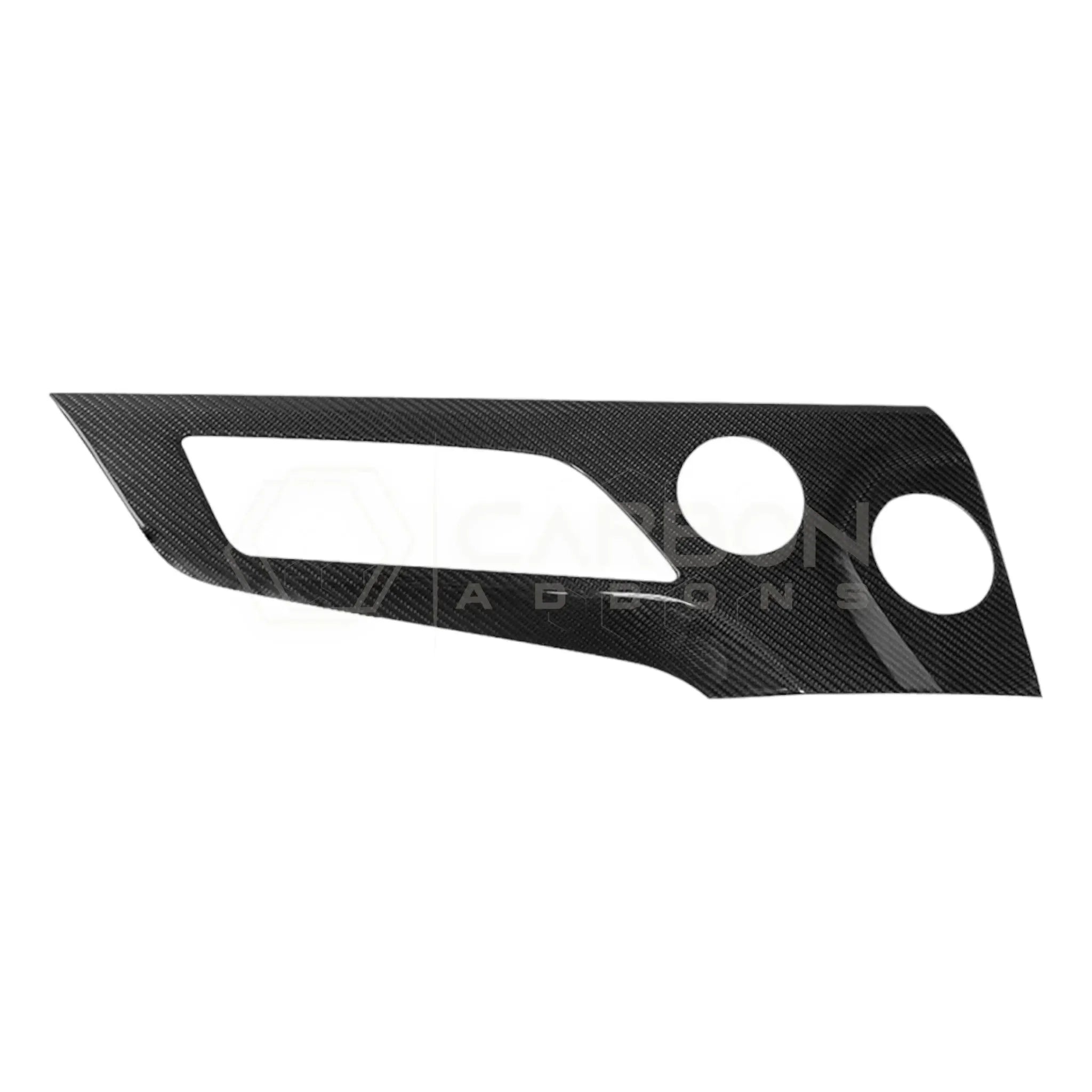 Real Carbon Fiber Door Handle & Speaker Panel Trim Covers for 2024+ Ford Mustang
