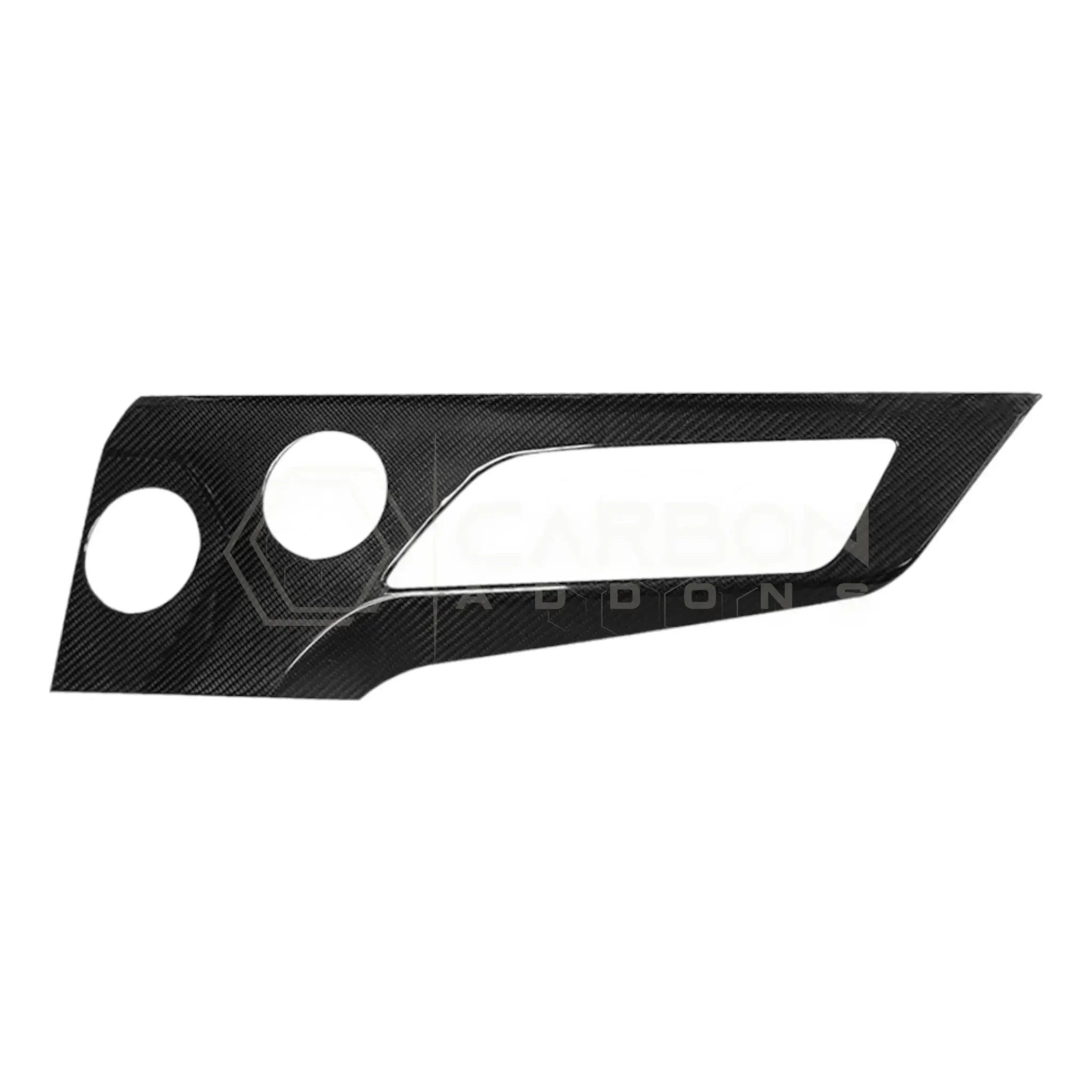 Real Carbon Fiber Door Handle & Speaker Panel Trim Covers for 2024+ Ford Mustang