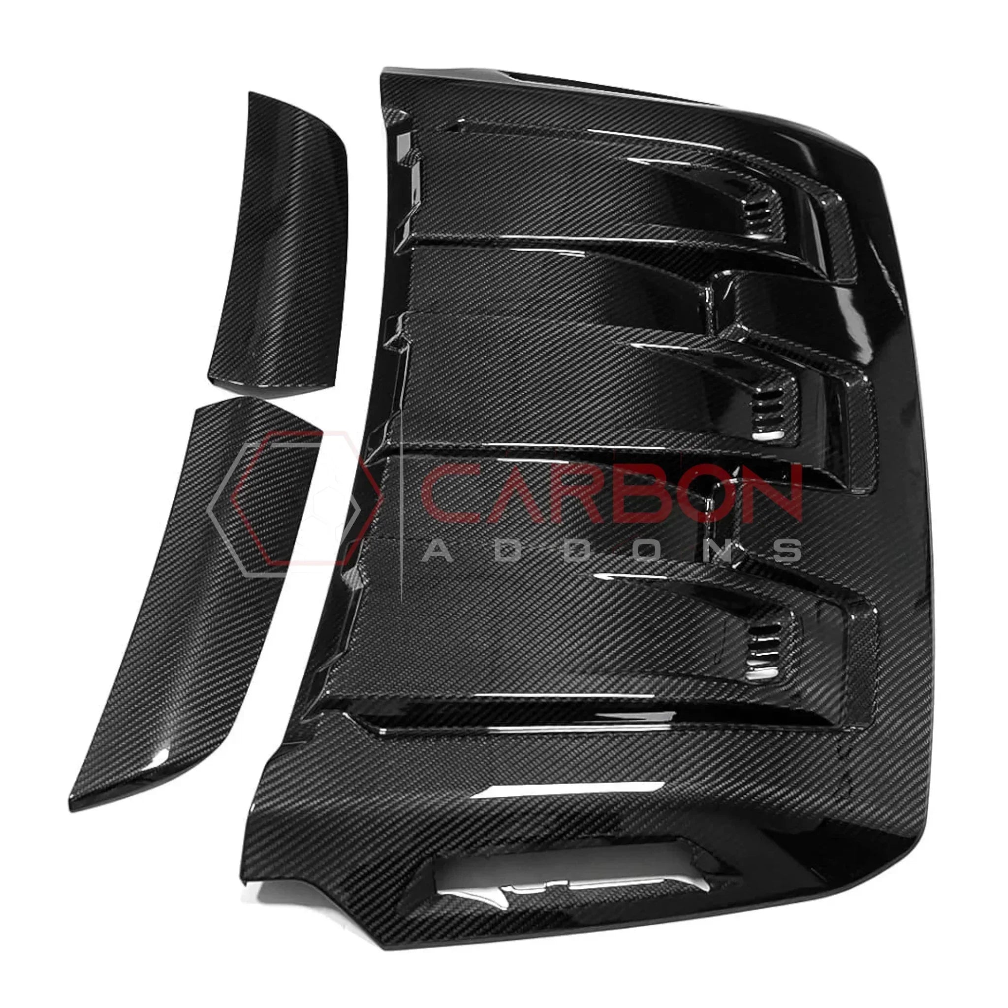 Real Carbon Fiber Hood Vent Cover for 2023+ Ford F-150 Raptor R (V8)