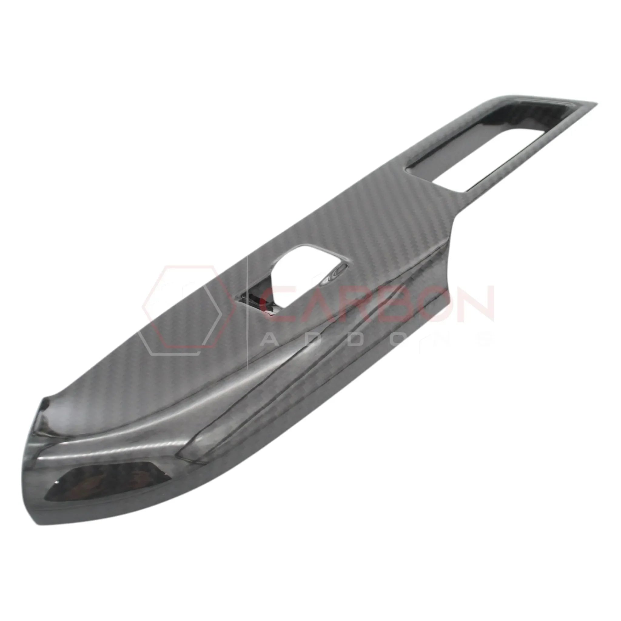 Real Carbon Fiber Window Switch Control Trim Covers V2 for 2024+ Ford Mustang