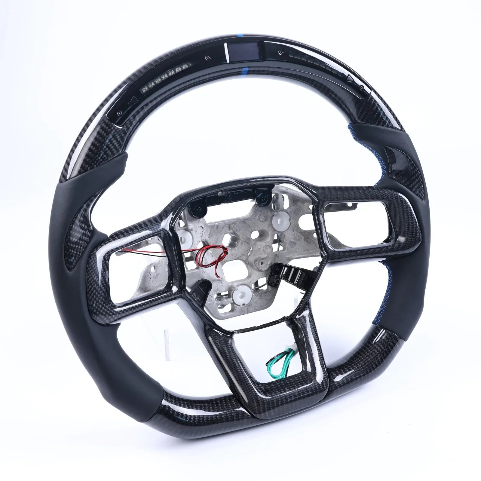Customizable Heated Carbon Fiber Steering Wheel for 2024+ Ford Mustang