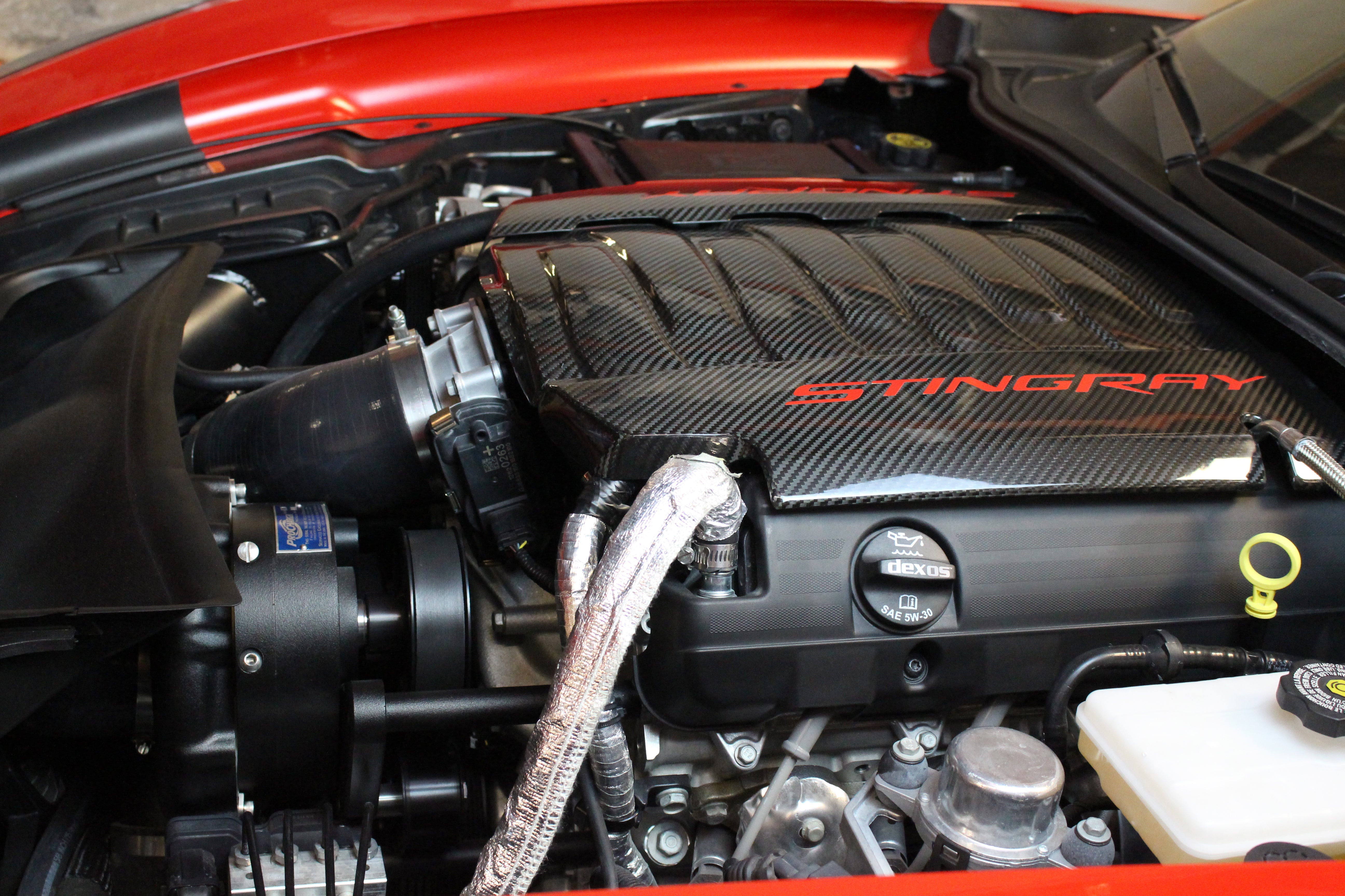 Chevrolet Corvette C7 Carbon Fiber Engine Cover Package by APR Performance