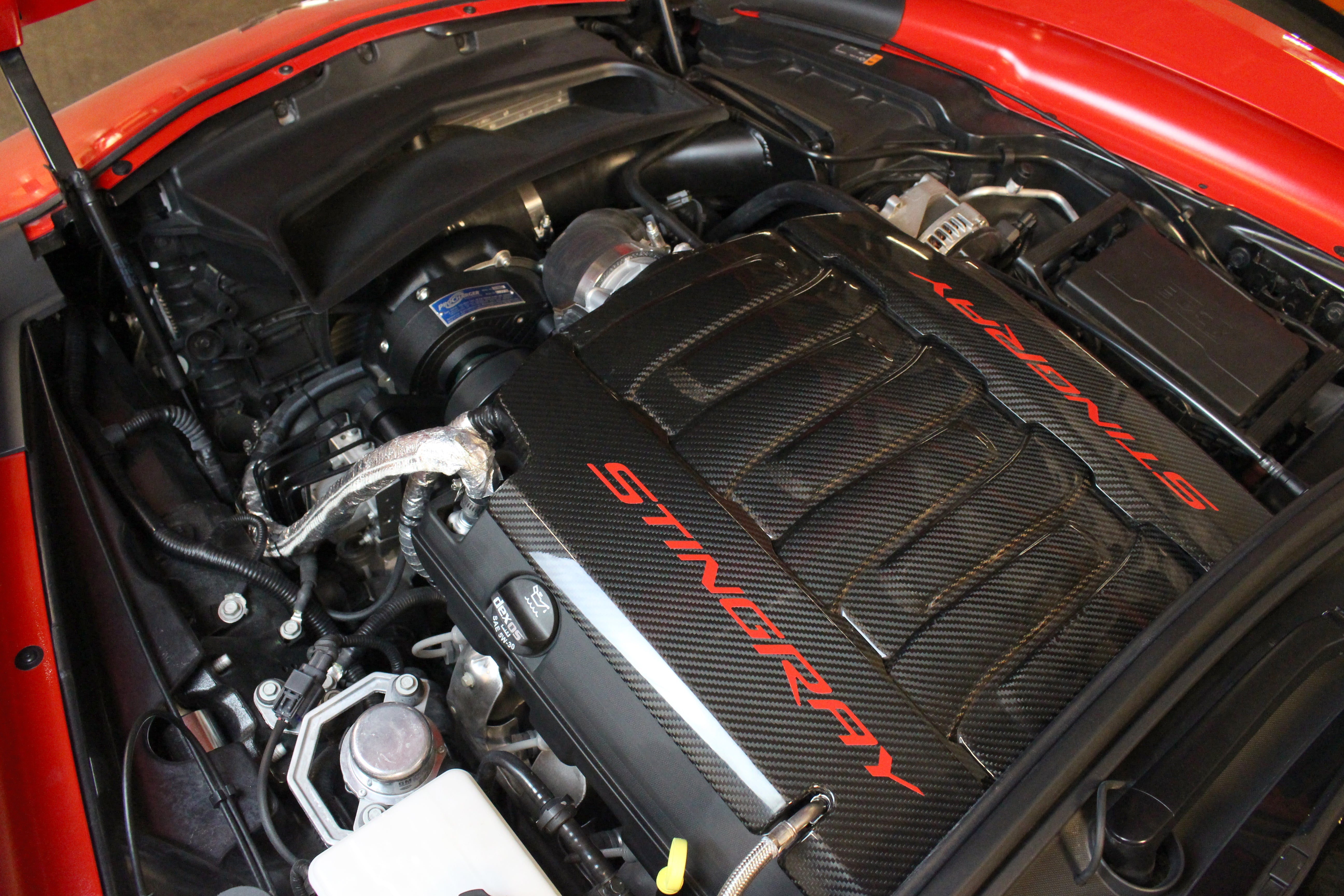 Chevrolet Corvette C7 Carbon Fiber Engine Cover Package by APR Performance