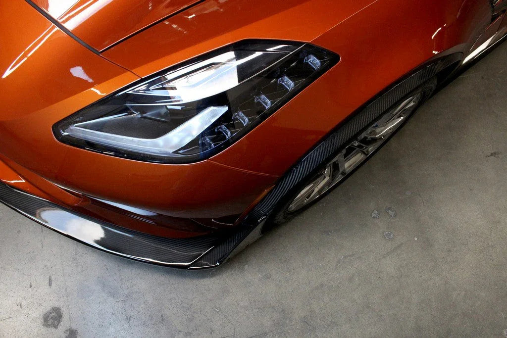 Chevrolet Corvette C7 / C7 Z06 Carbon Fiber Front Air Dam Lip by APR Performance