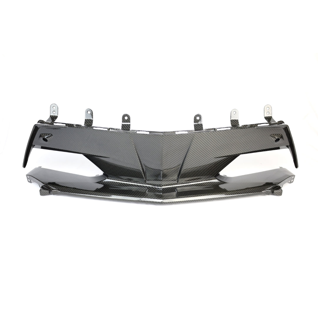 APR Performance Carbon Fiber Front Bumper Center Bezels for Chevrolet Corvette C8