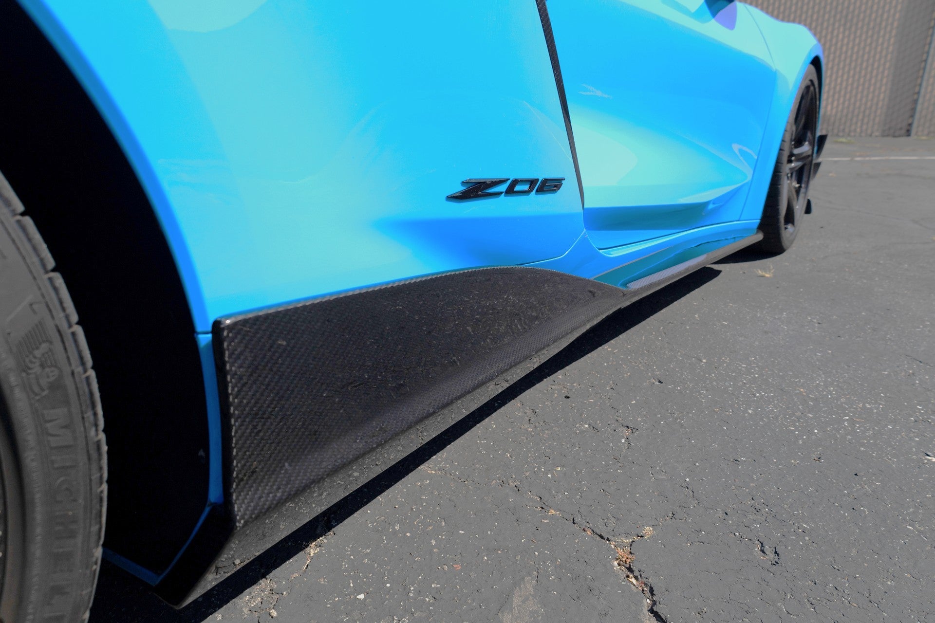 APR Performance Carbon Fiber Side Rocker Extensions / Side Skirts for Chevrolet Corvette C8 Z06, E-Ray, ZR1 & Grand Sport