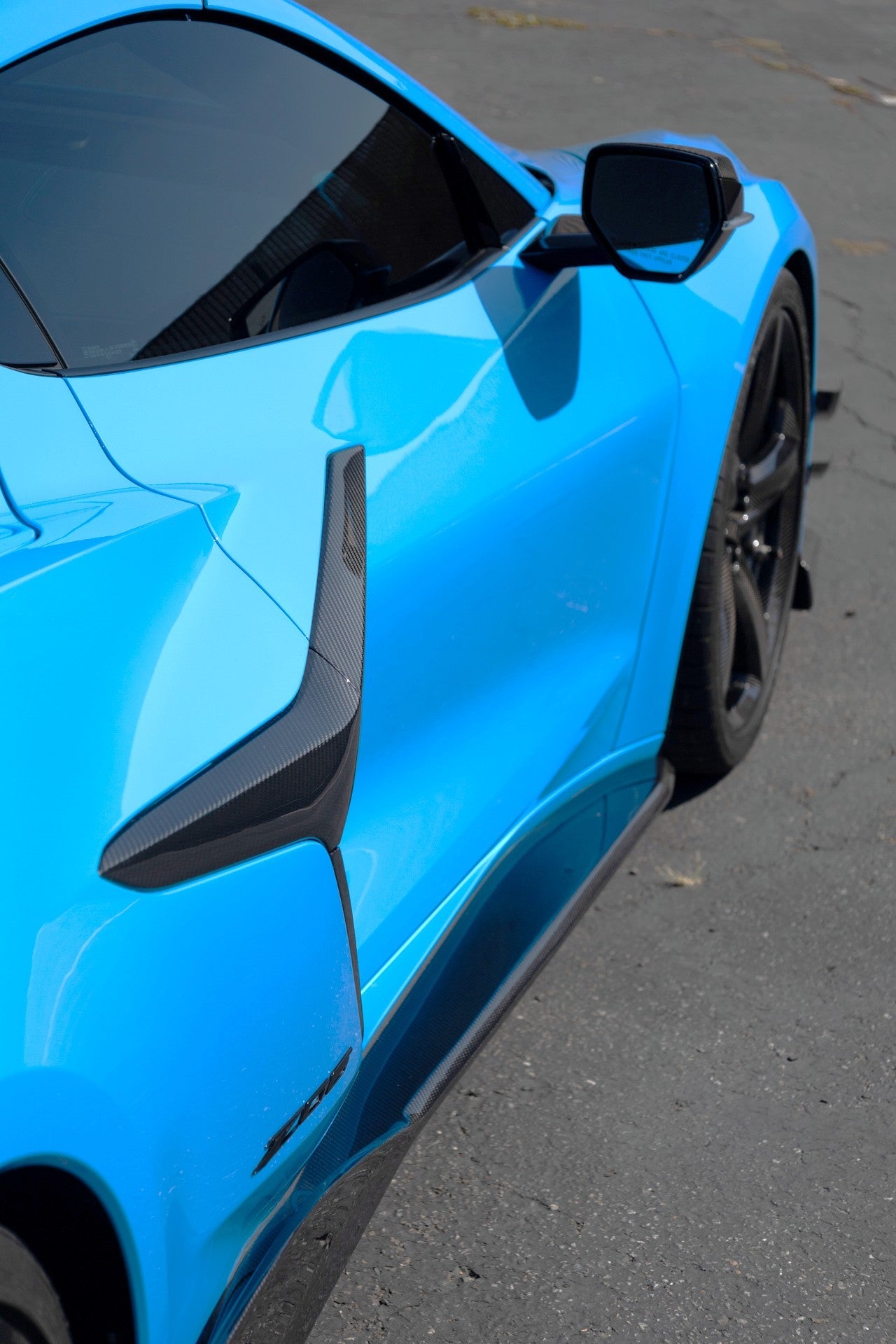 APR Performance Carbon Fiber Side Rocker Extensions / Side Skirts for Chevrolet Corvette C8 Z06, E-Ray, ZR1 & Grand Sport