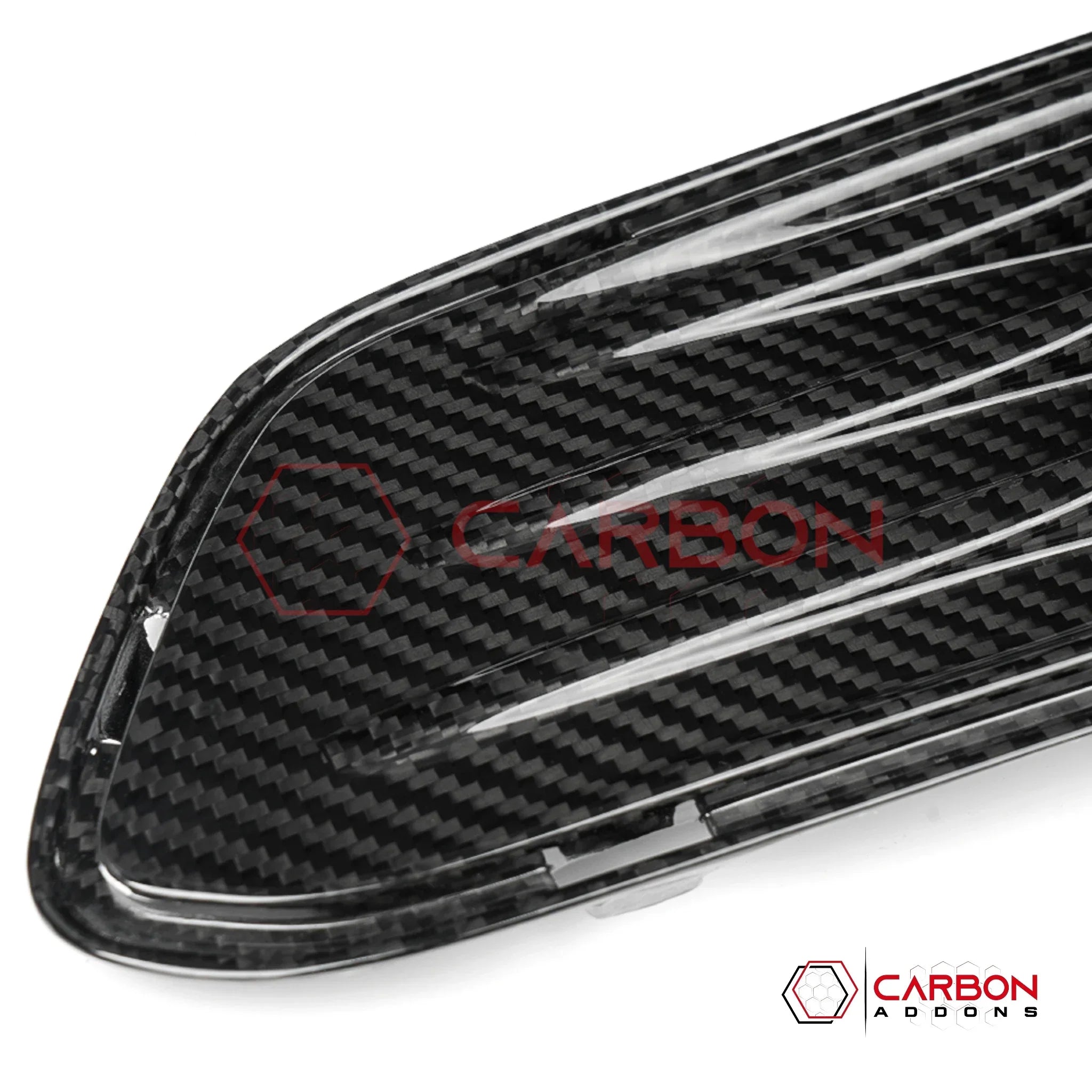 Carbon Fiber Rear Bumper Vent Inserts for C8 Corvette Z06, E-Ray & ZR1