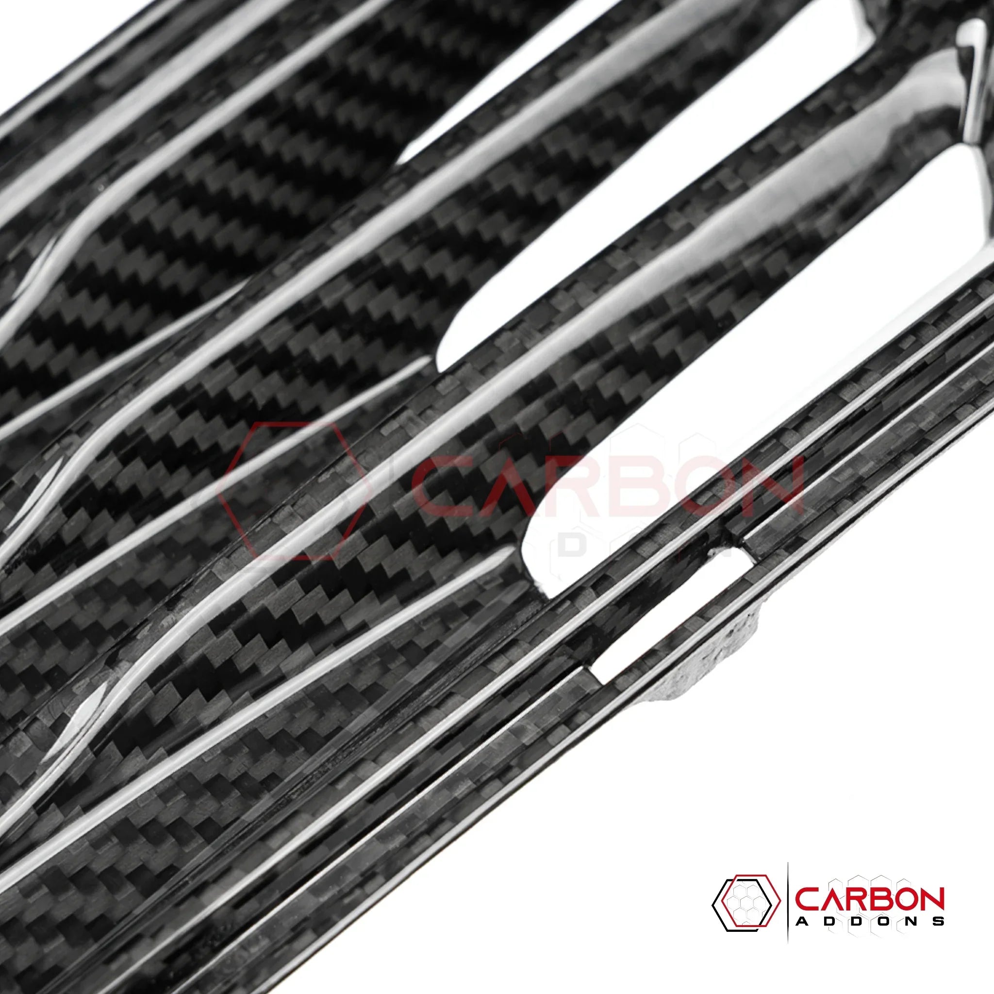 Carbon Fiber Rear Bumper Vent Inserts for C8 Corvette Z06, E-Ray & ZR1