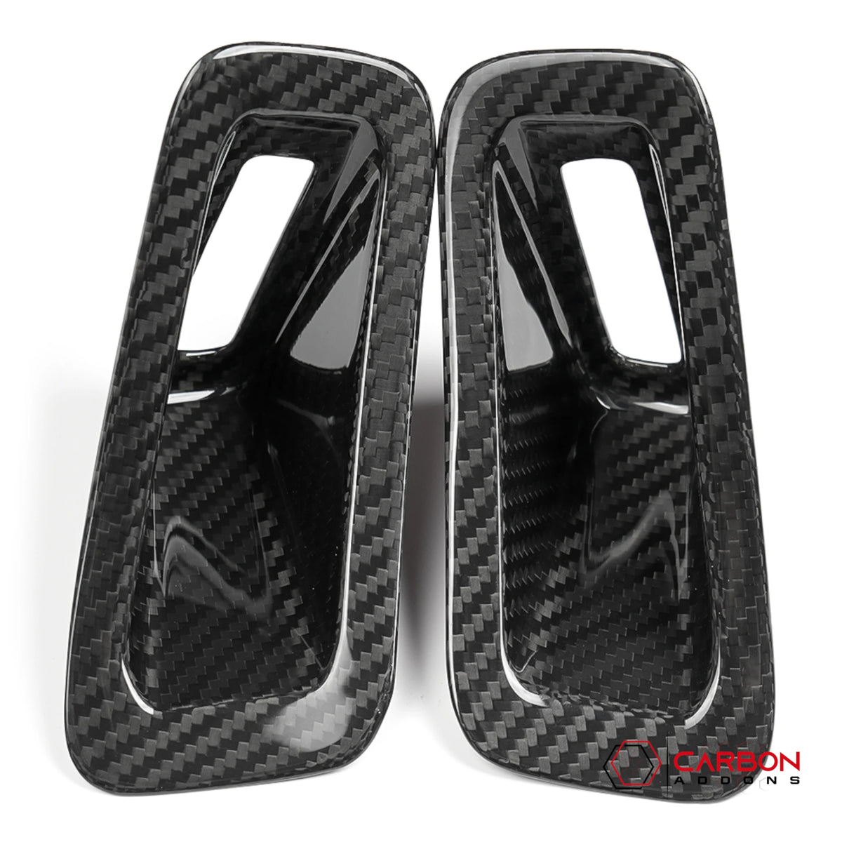 C8 Corvette Real Carbon Fiber B-Pillar Seat Belt Trim Cover | Interior Upgrade (2020-2027) (Copy)