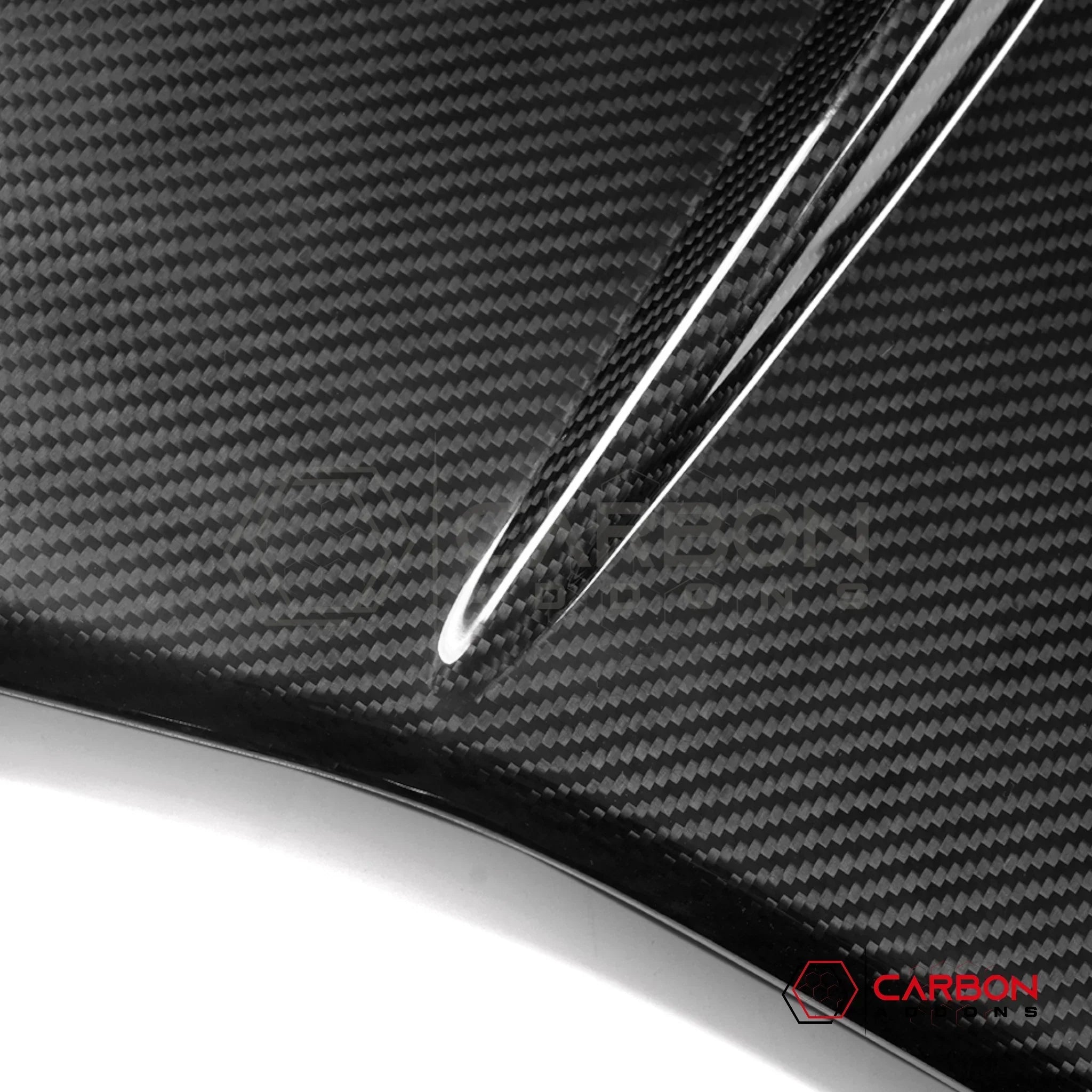 C8 Corvette Z06 / E-Ray ZR1-Style Carbon Fiber Wing Spoiler – Dry Pre-Preg