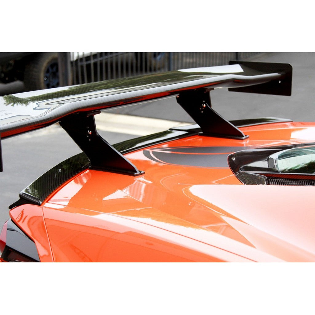 APR Performance GTC-500 Carbon Fiber Adjustable Rear Wing for Chevrolet Corvette C8