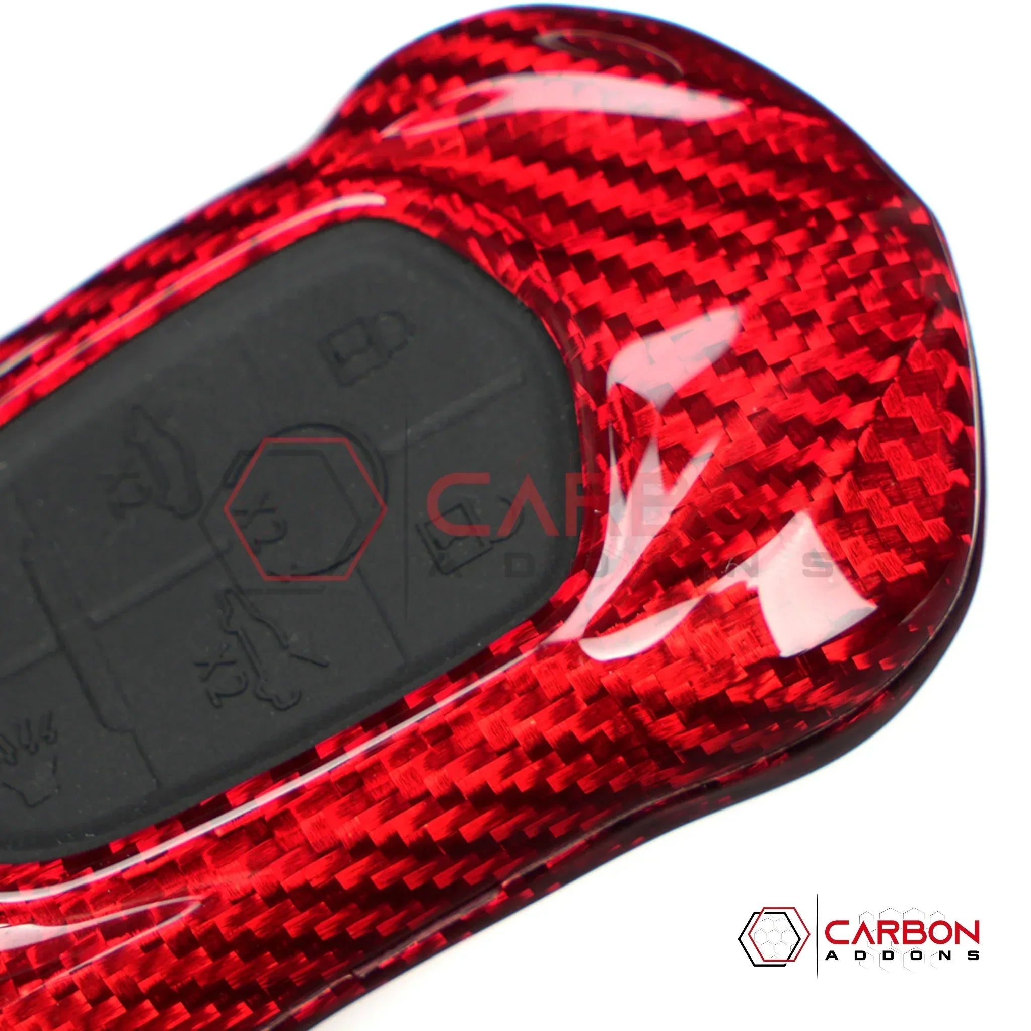 C8 Corvette Real Carbon Fiber Key Fob Cover – Speed-Form Design (2020-2027)
