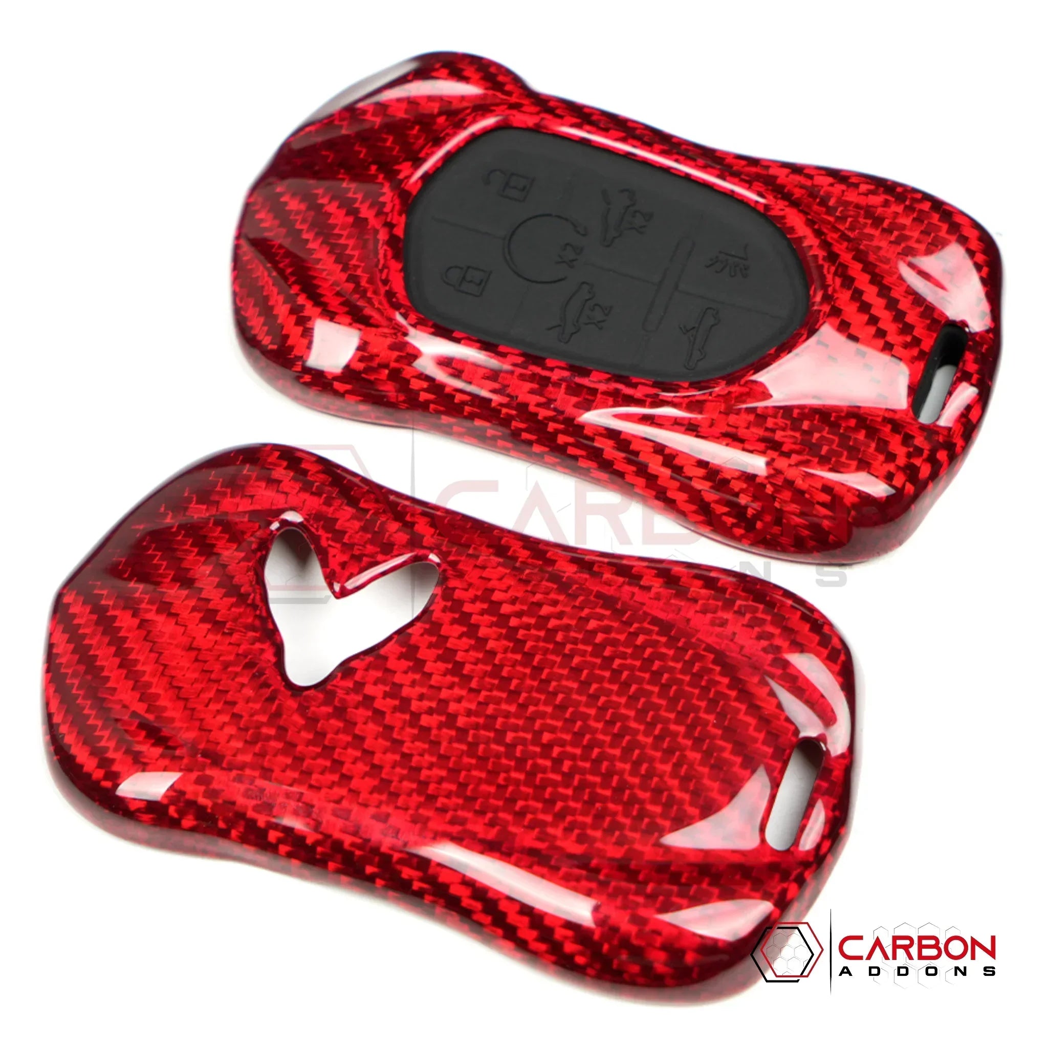 C8 Corvette Real Carbon Fiber Key Fob Cover – Speed-Form Design (2020-2027)