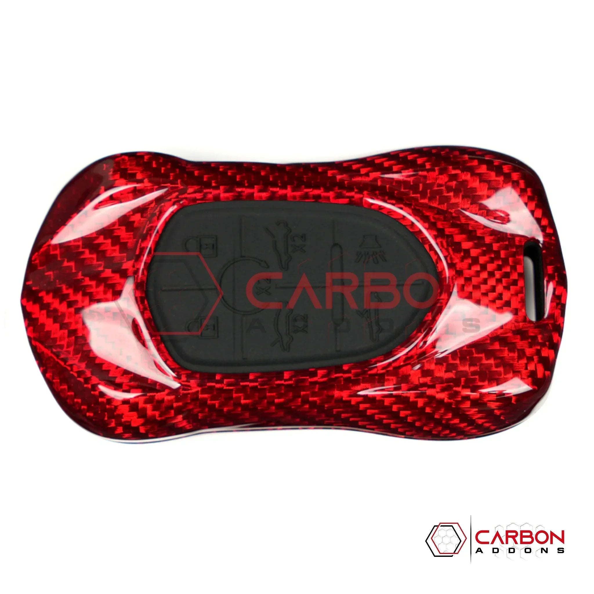 C8 Corvette Real Carbon Fiber Key Fob Cover – Speed-Form Design (2020-2027)