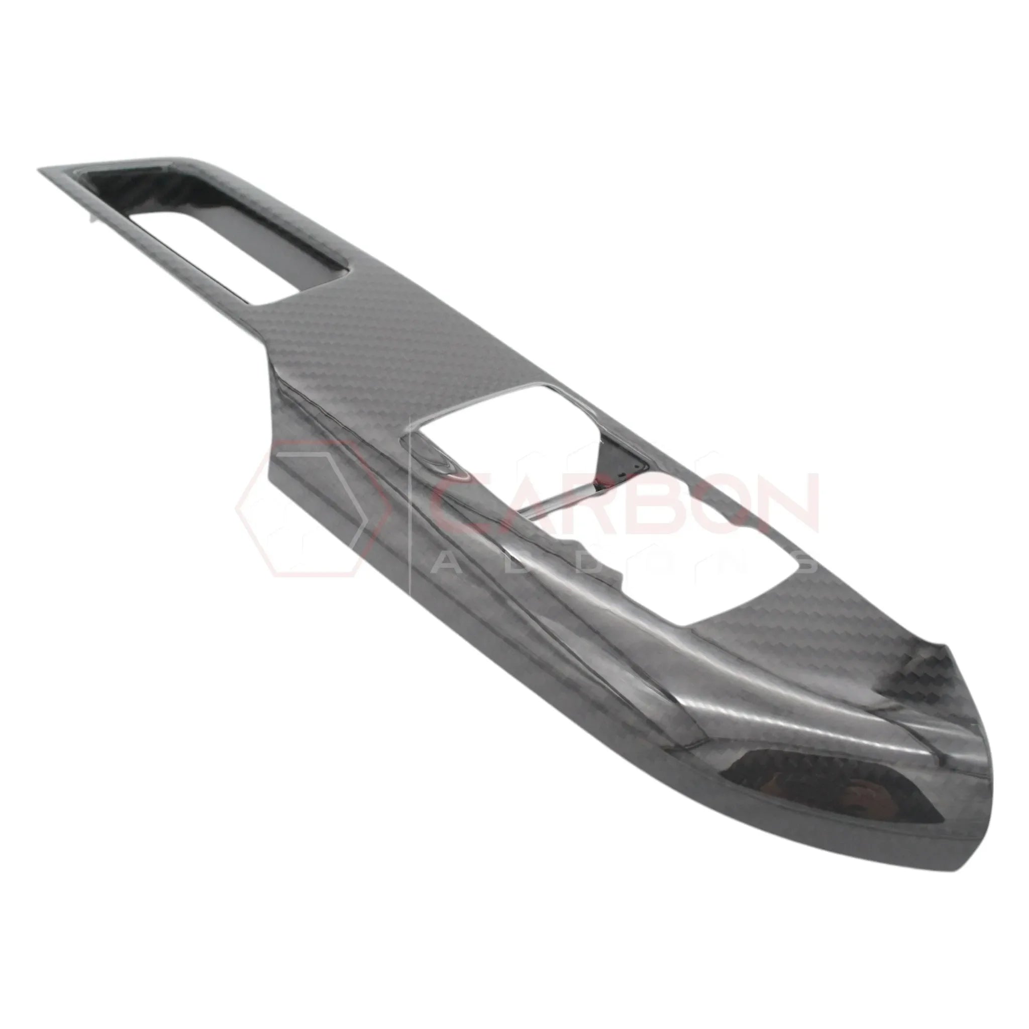 Real Carbon Fiber Window Switch Control Trim Covers V2 for 2024+ Ford Mustang