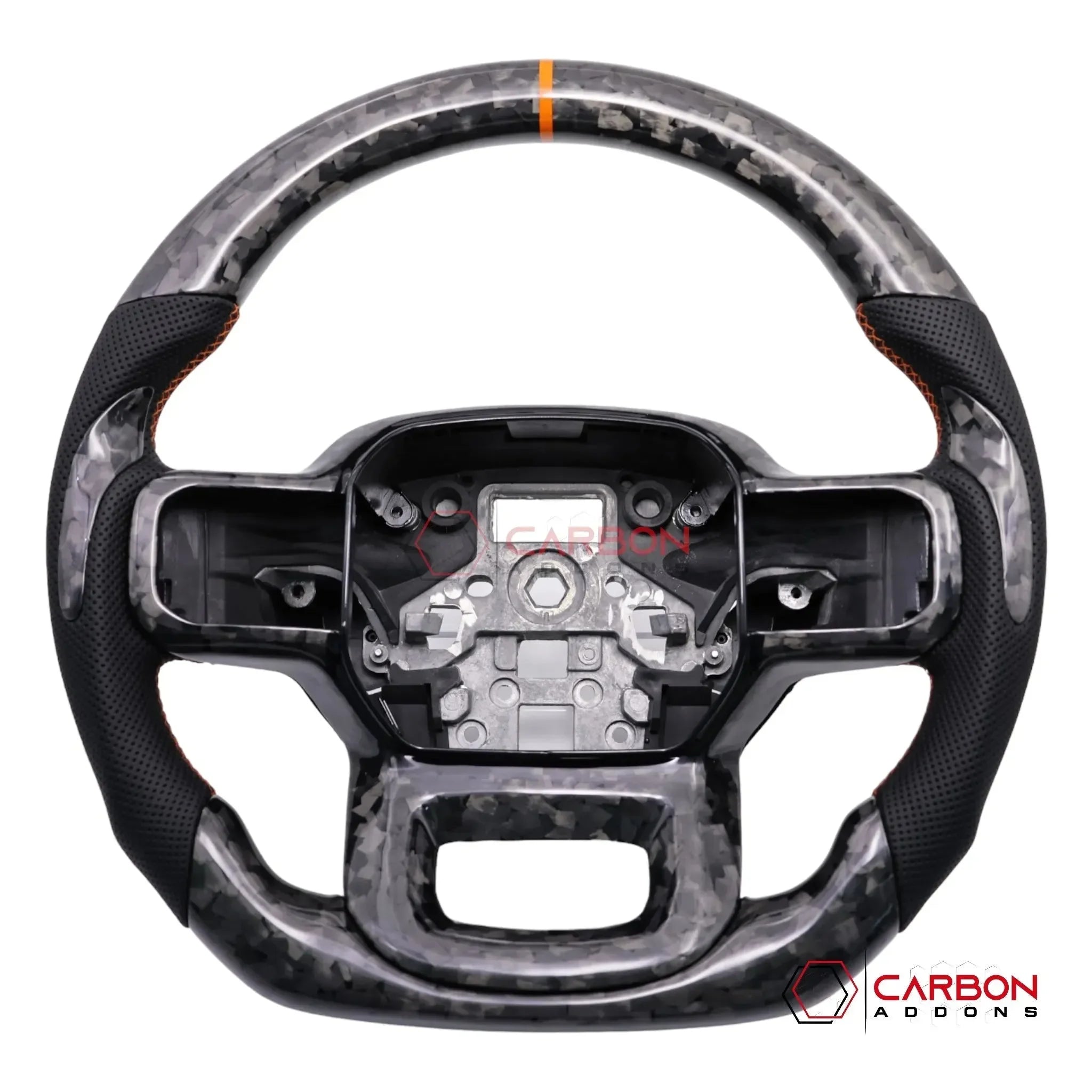 Customizable Heated Carbon Fiber Steering Wheel for Ford F150 (2021-2026)
