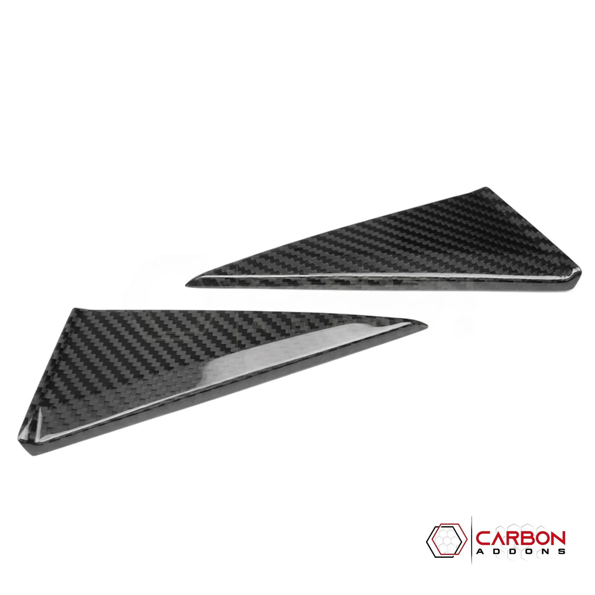Real Carbon Fiber A-Pillar Exterior Trim Cover For Ford Bronco (2021–2026)