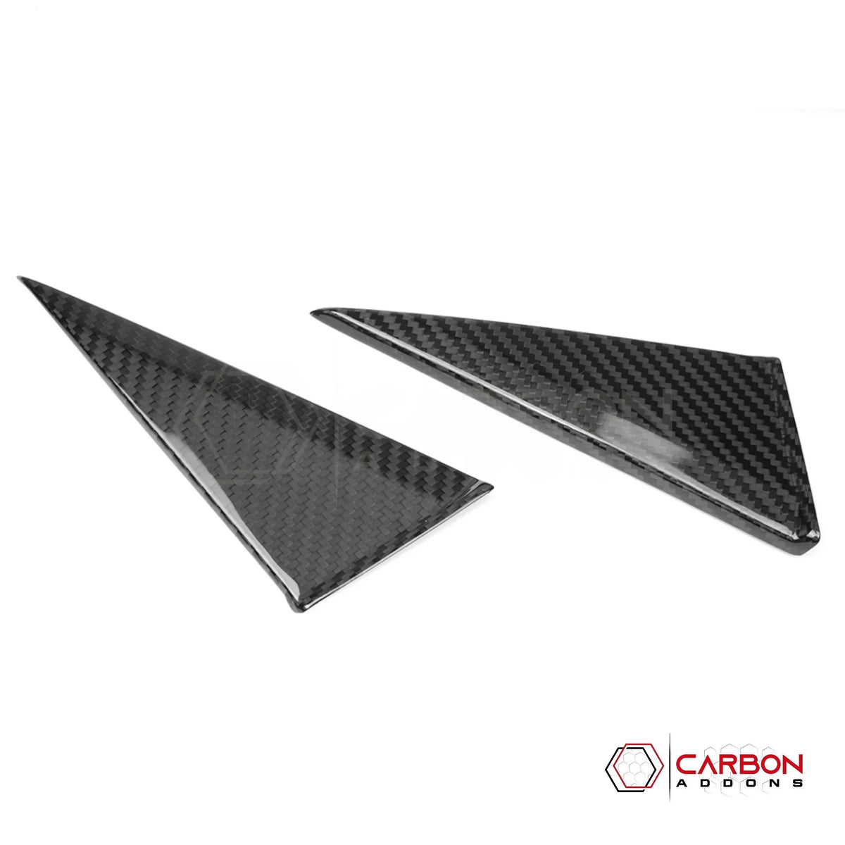 Real Carbon Fiber A-Pillar Exterior Trim Cover For Ford Bronco (2021–2026)